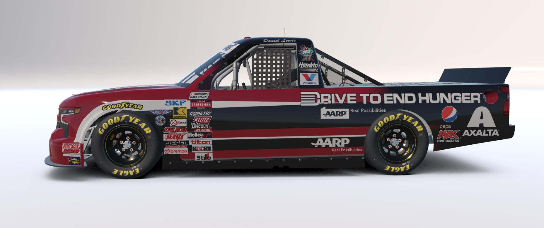 Preview of JEFF GORDON DRIVE TO END HUNGER SILVERADO THROWBACK by Heath Jobe