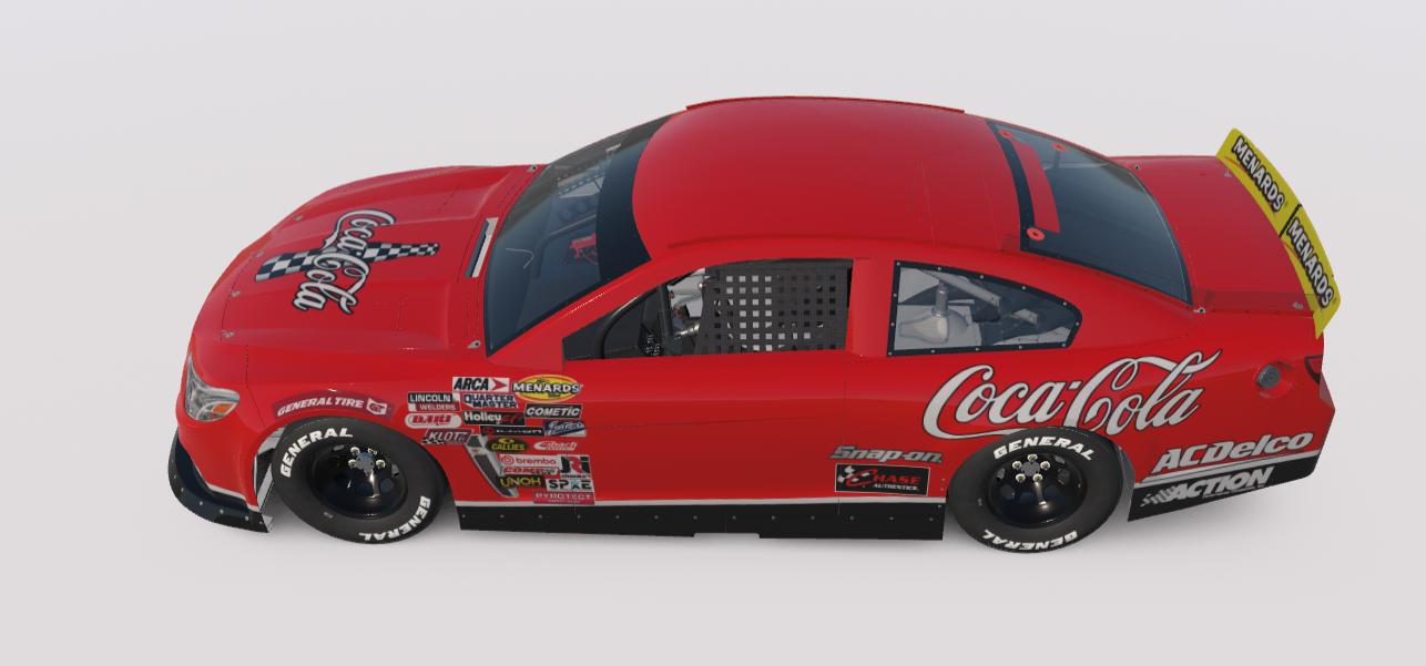 Preview of EARNHARDT THROWBACK ARCA SIM STAMPED by Heath Jobe