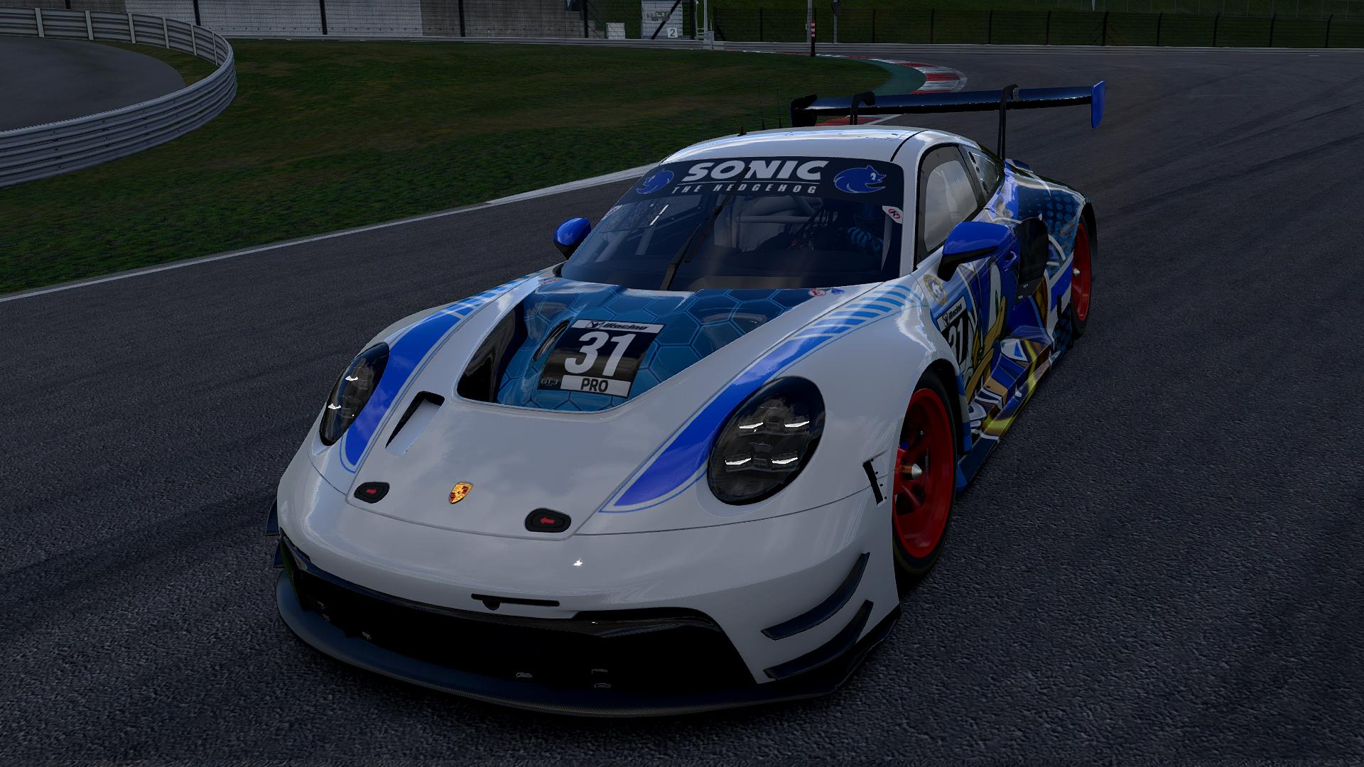 Preview of Sonic The Hedgehog V2 - Porsche GT3 by Óscar D.