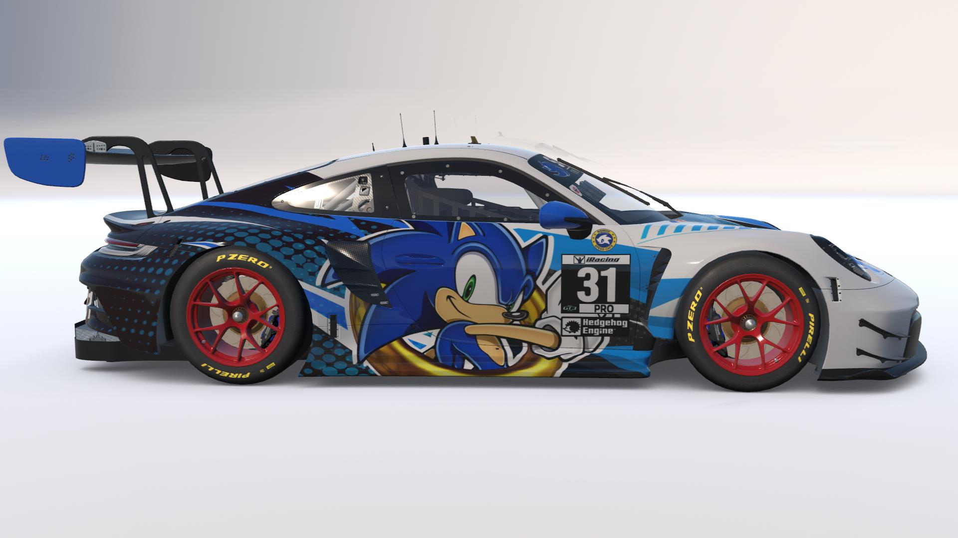Preview of Sonic The Hedgehog V2 - Porsche GT3 by Óscar D.