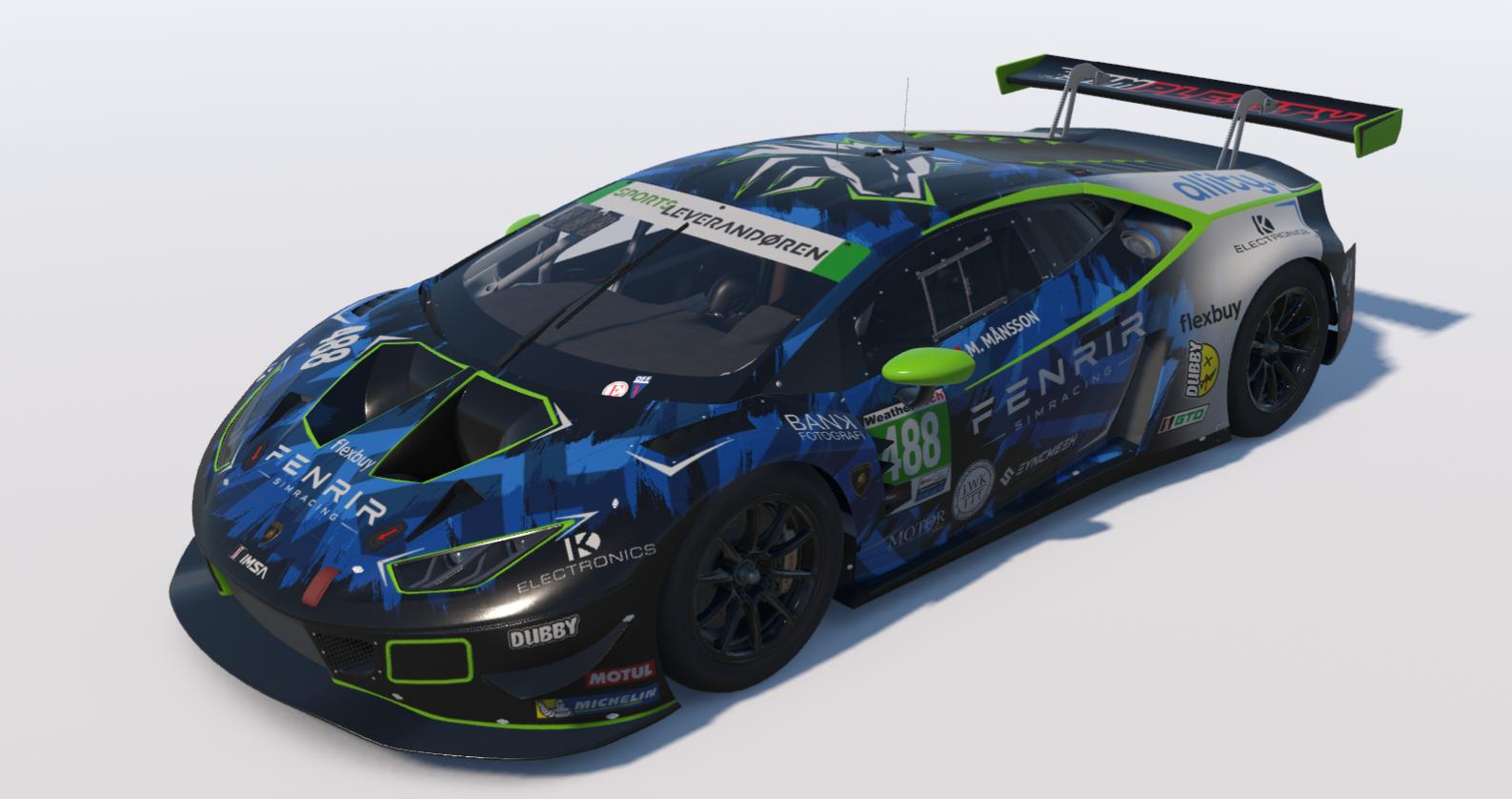 Preview of FSR Huracan GT3 green by Mathias M&aring;nsson