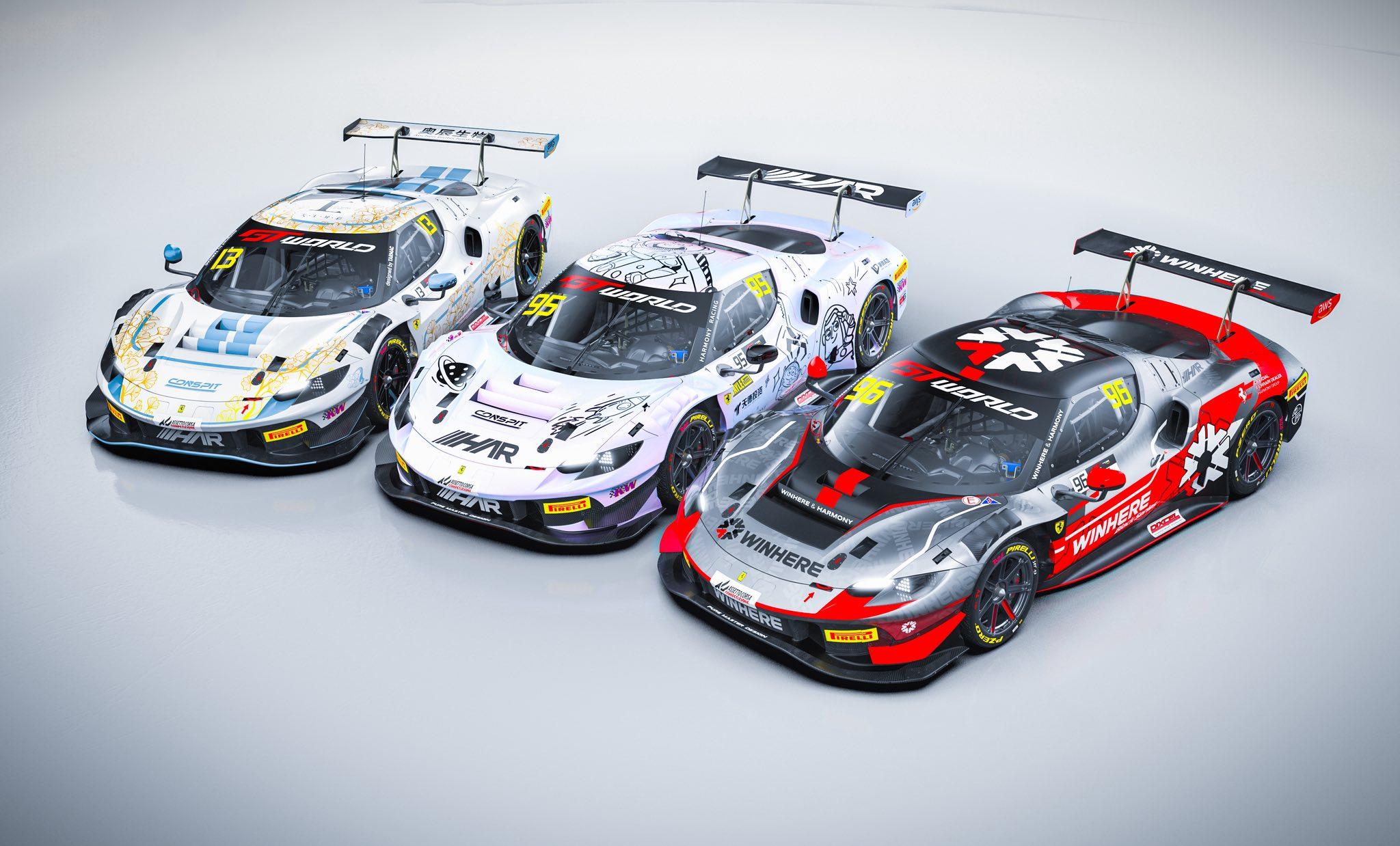 Preview of Winhere Harmony Racing Car #96 2026 Livery for the GTWC Asia by Keith Archer