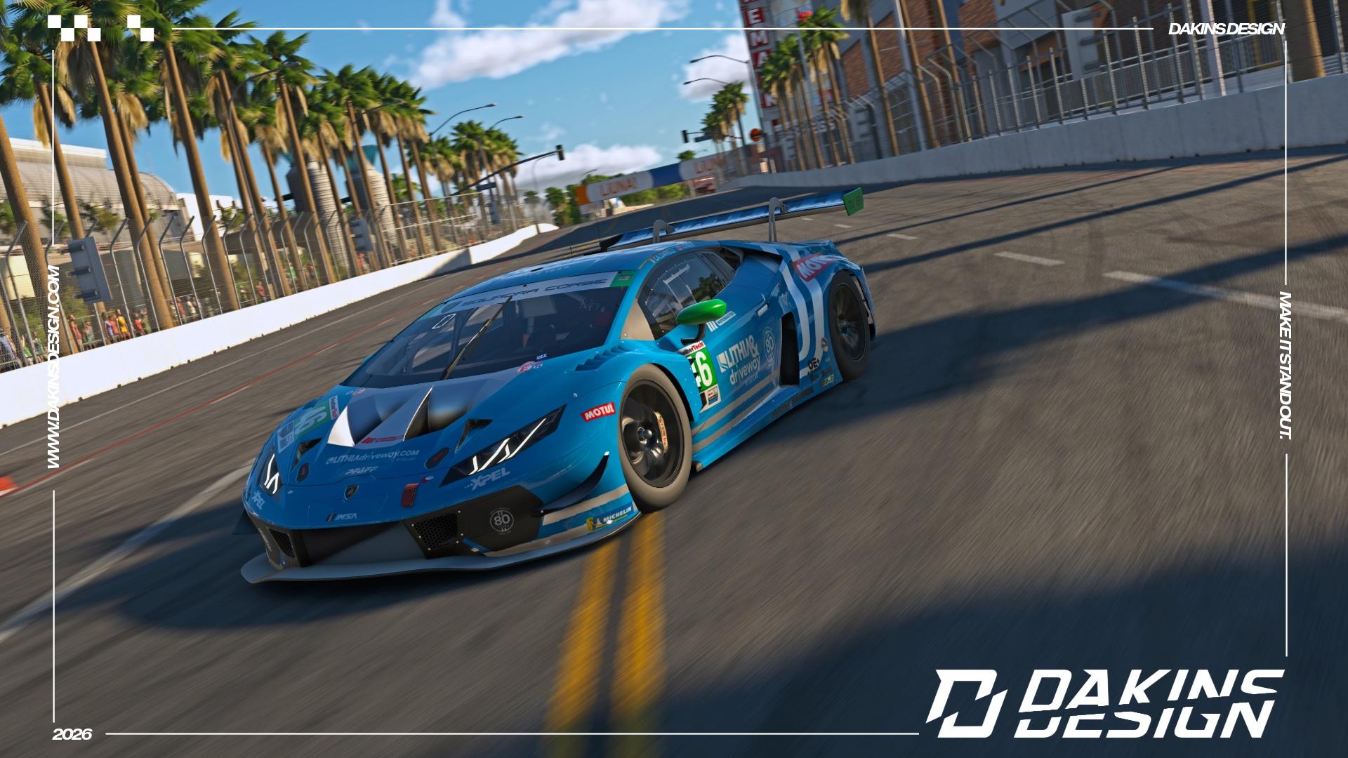 Preview of OFFICIAL Pfaff Motorsports 2026 Lithia Driveway 80th Anniversary Lamborghini Temerario GT3 IMSA GTD by Jason Dakins