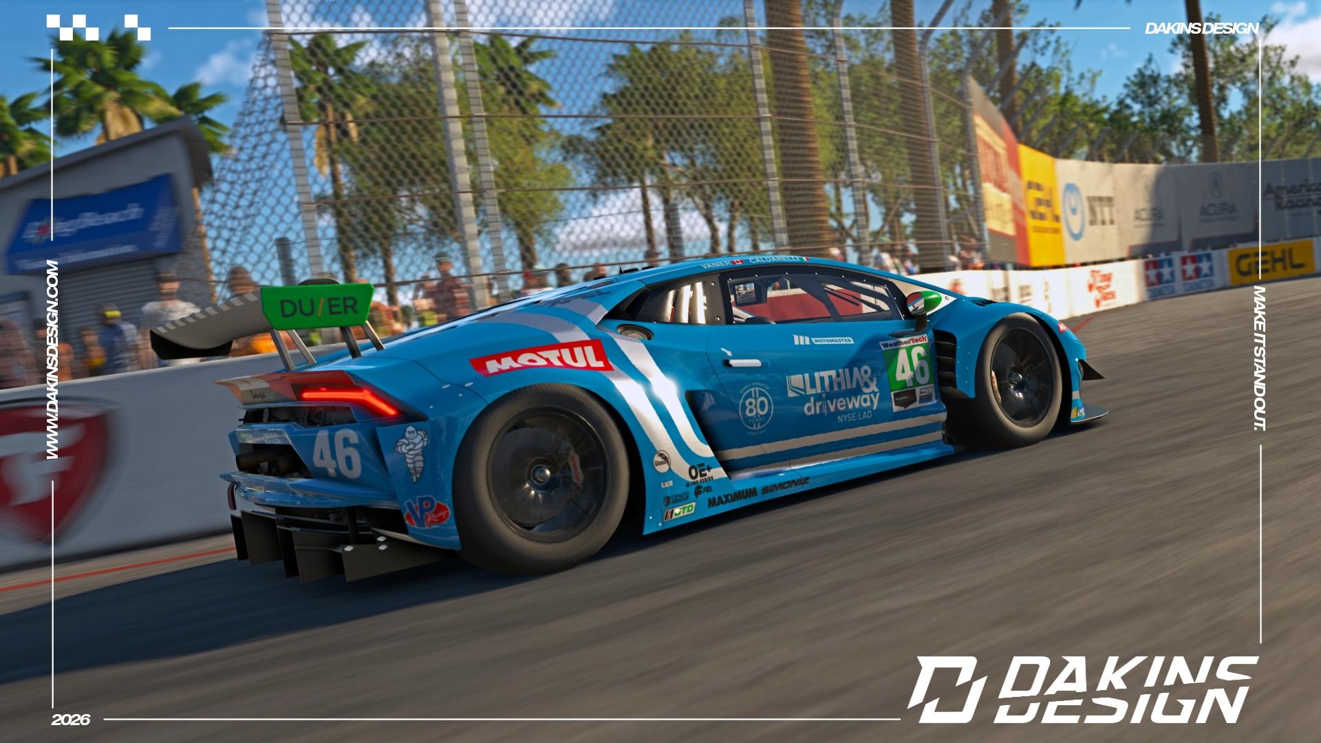 Preview of OFFICIAL Pfaff Motorsports 2026 Lithia Driveway 80th Anniversary Lamborghini Temerario GT3 IMSA GTD by Jason Dakins