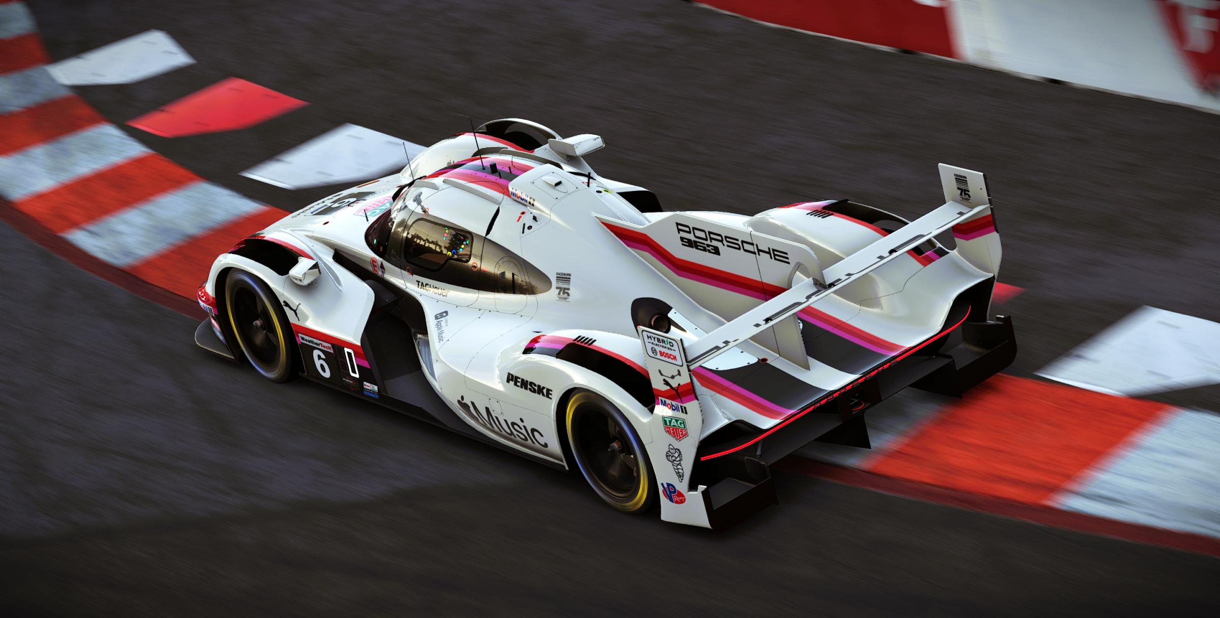Preview of Porsche Penske Motorsports #6 Porsche 963 GTP 2026 Long Beach IMSA Livery by Samuel J Ball