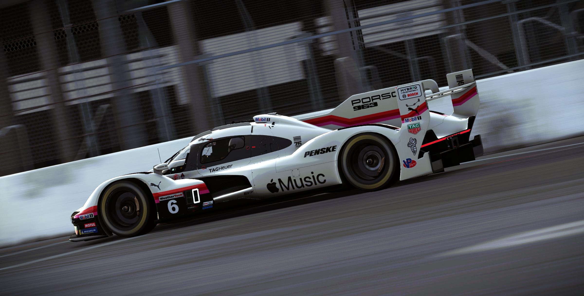 Preview of Porsche Penske Motorsports #6 Porsche 963 GTP 2026 Long Beach IMSA Livery by Samuel J Ball