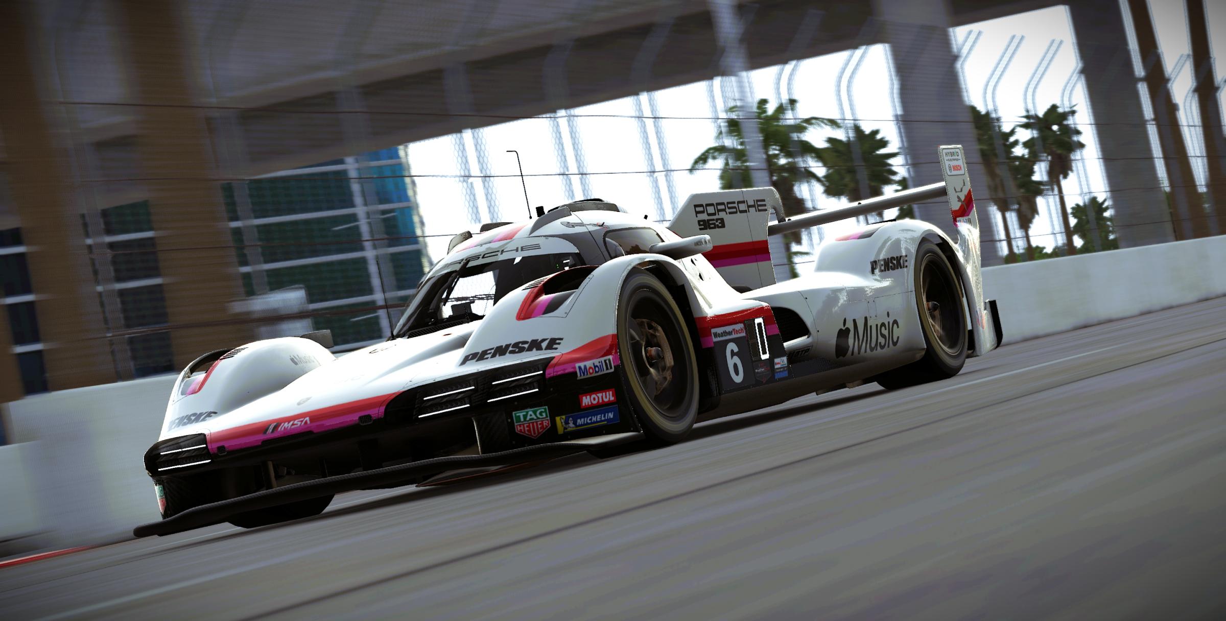 Preview of Porsche Penske Motorsports #6 Porsche 963 GTP 2026 Long Beach IMSA Livery by Samuel J Ball