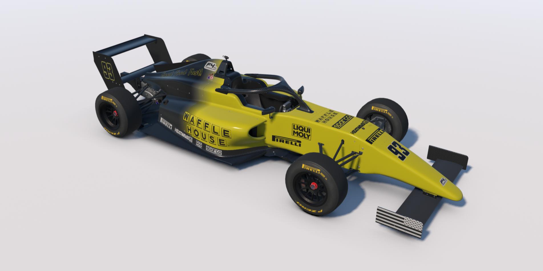 Preview of Waffle House Fade livery for F4 by Clyde S.