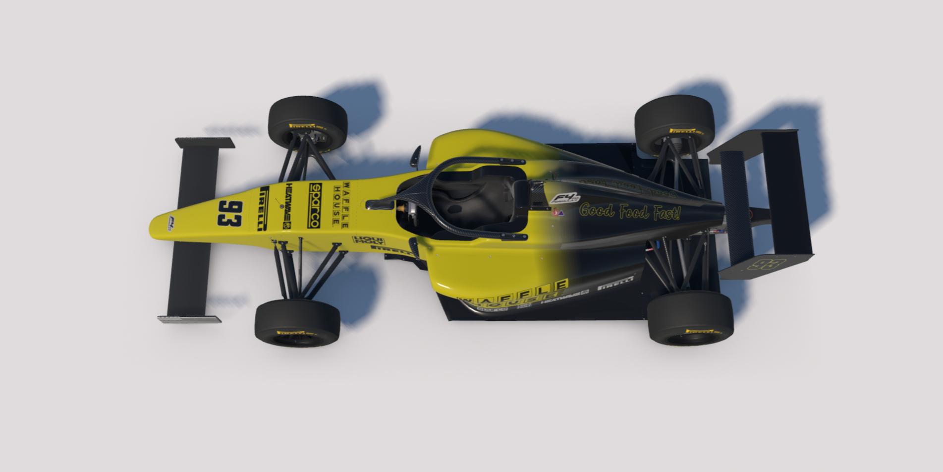 Preview of Waffle House Fade livery for F4 by Clyde S.