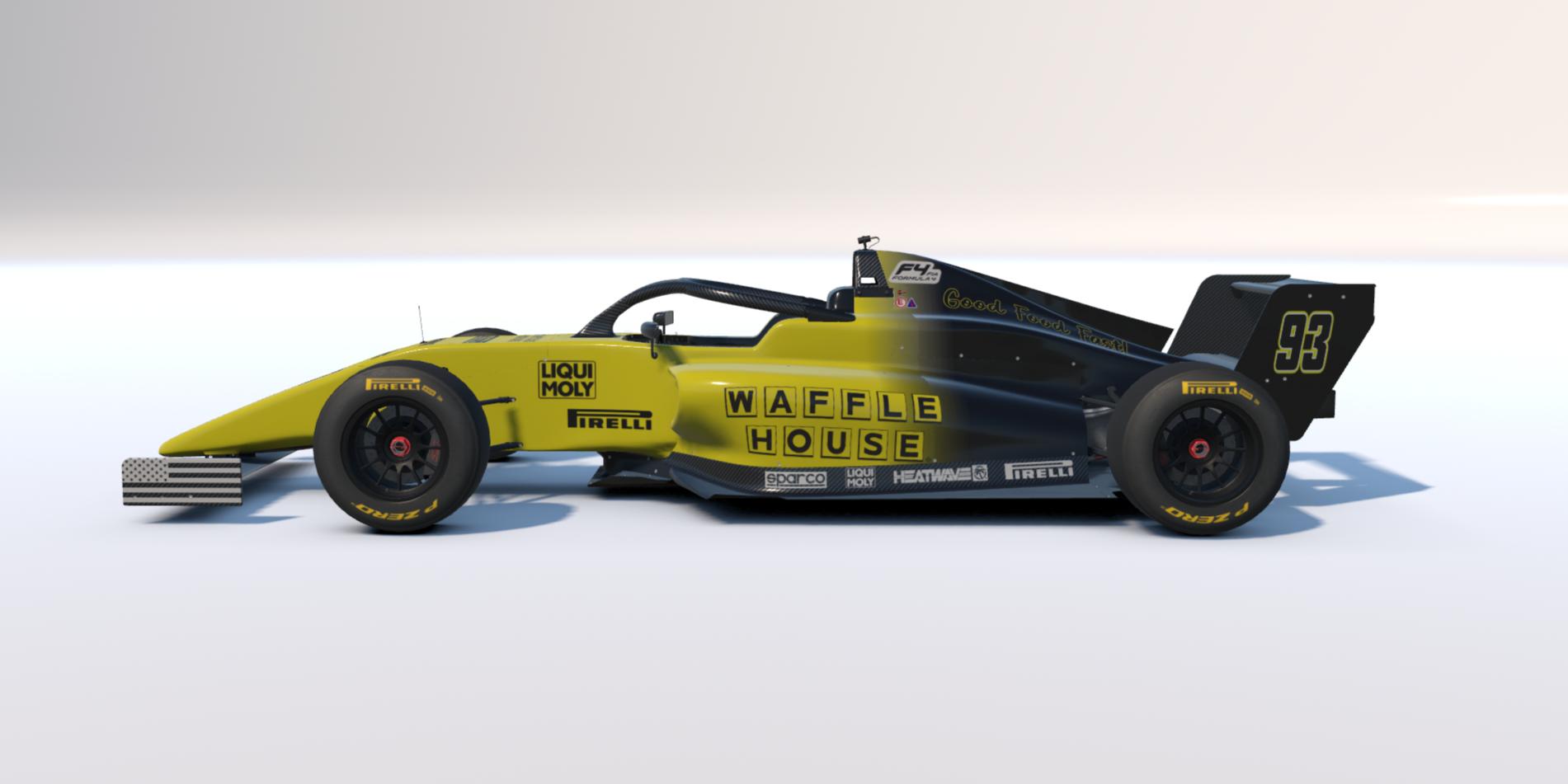 Preview of Waffle House Fade livery for F4 by Clyde S.