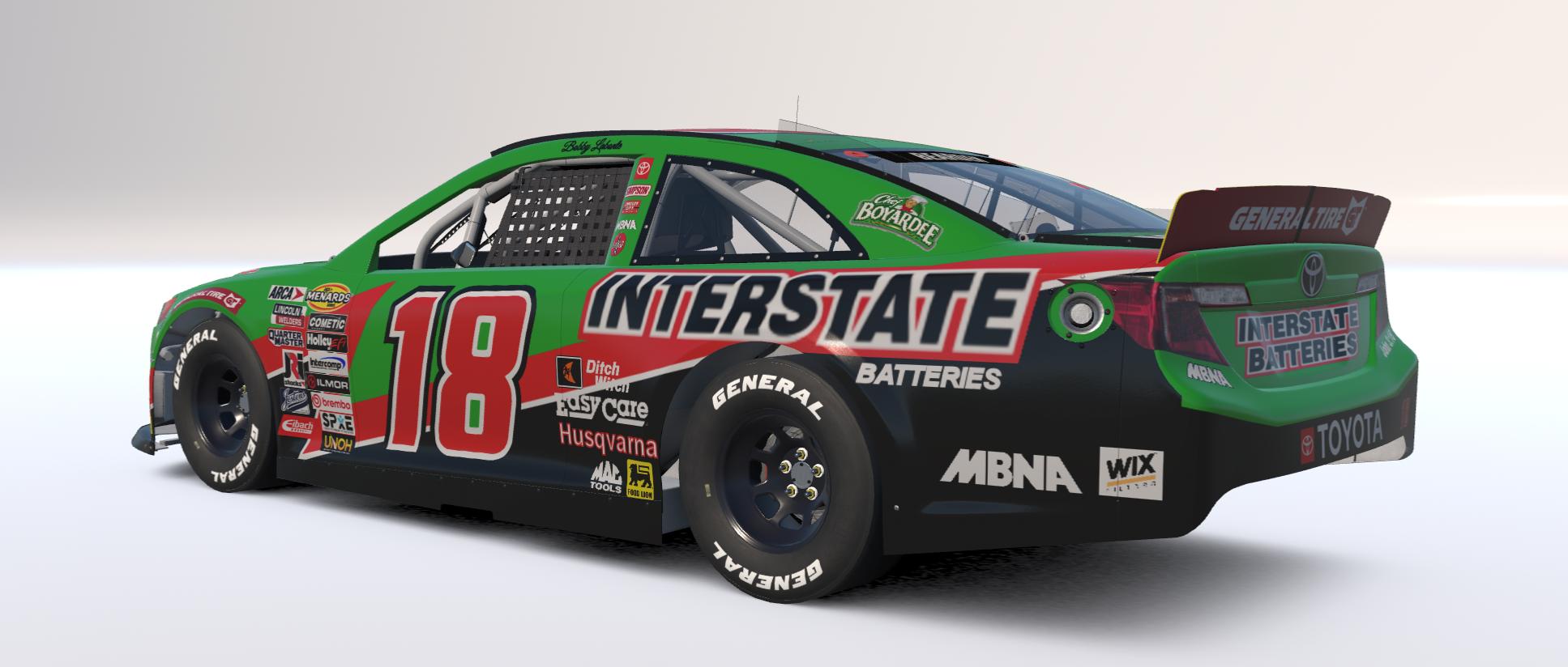 Preview of Bobby Labonte 2000 Interstate Batteries Arca Camry no numbers by Josh Bearden