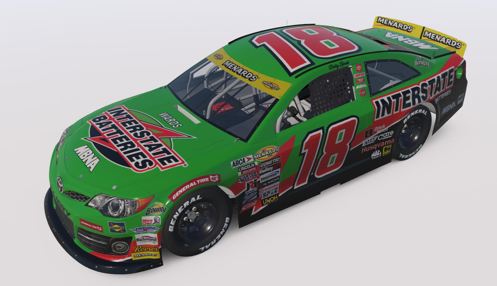 Preview of Bobby Labonte 2000 Interstate Batteries Arca Camry no numbers by Josh Bearden