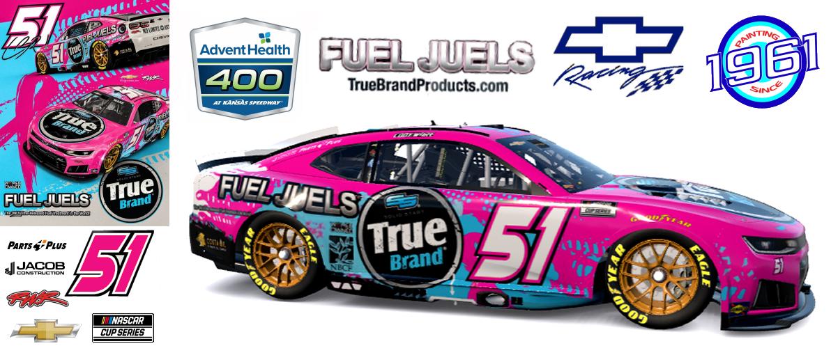 Preview of 2026 RWR # 51 Cody Ware / True Brand Chevrolet Camaro ZL1 at Kansas. by Micael Hagstrom