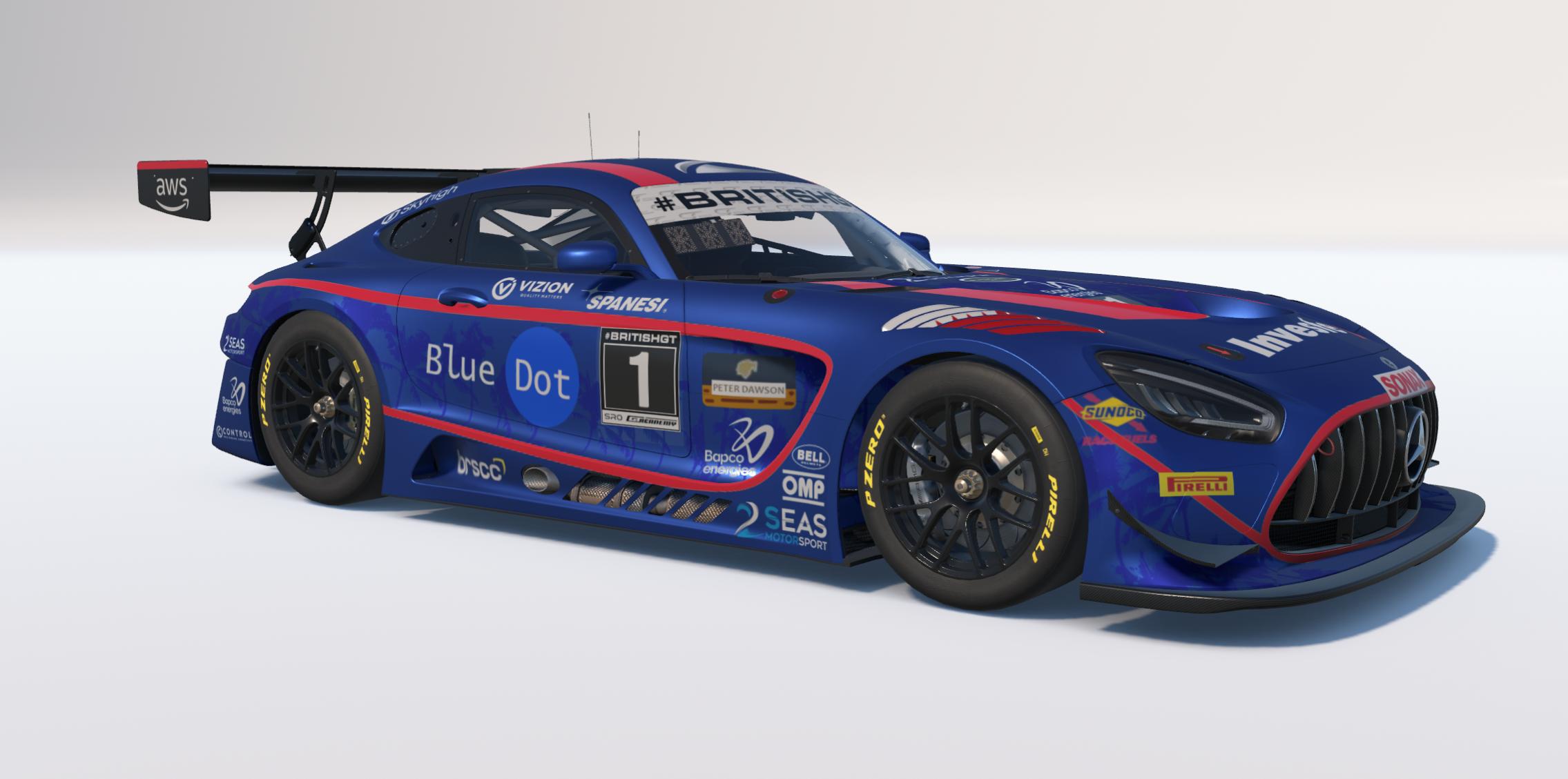 Preview of 2 Seas Motorsport Car #1 2026 BGT Silverstone 500 - Kiern Jewiss, Charles Dawson by Keith Archer