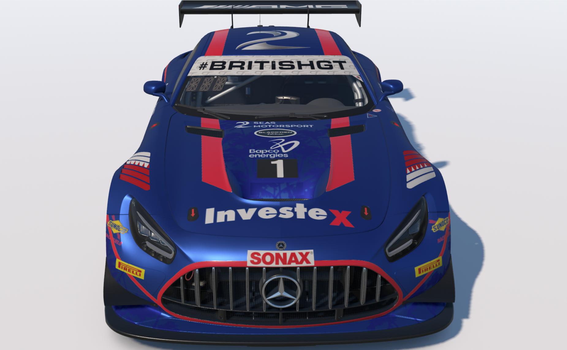 Preview of 2 Seas Motorsport Car #1 2026 BGT Silverstone 500 - Kiern Jewiss, Charles Dawson by Keith Archer
