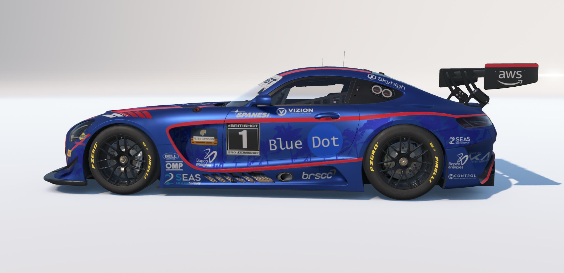 Preview of 2 Seas Motorsport Car #1 2026 BGT Silverstone 500 - Kiern Jewiss, Charles Dawson by Keith Archer