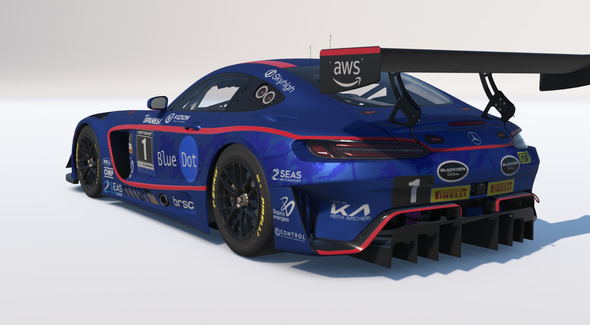 Preview of 2 Seas Motorsport Car #1 2026 BGT Silverstone 500 - Kiern Jewiss, Charles Dawson by Keith Archer
