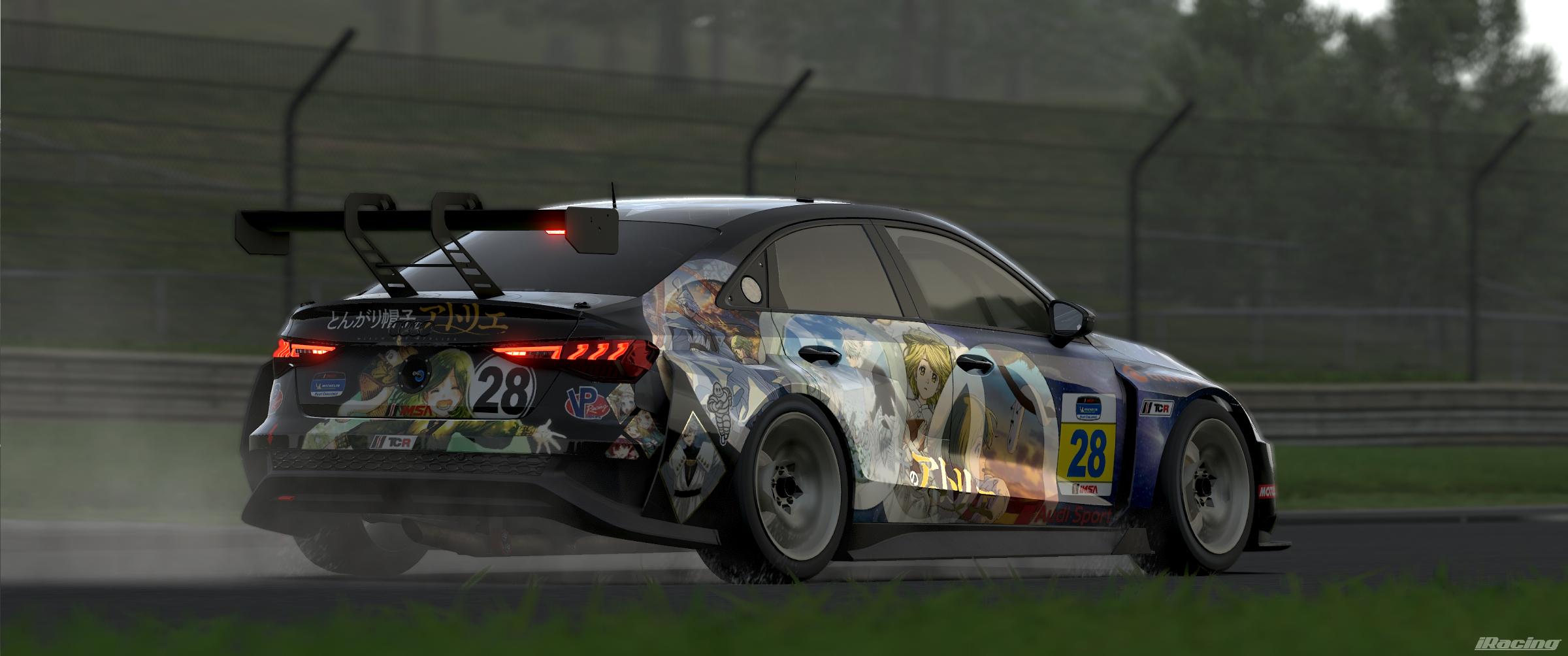 Preview of Witch Hat Atelier - BUGFILMS - Crunchyroll Anime Audi RS3 LMS Gen 2 TCR by Joshua JD Miller