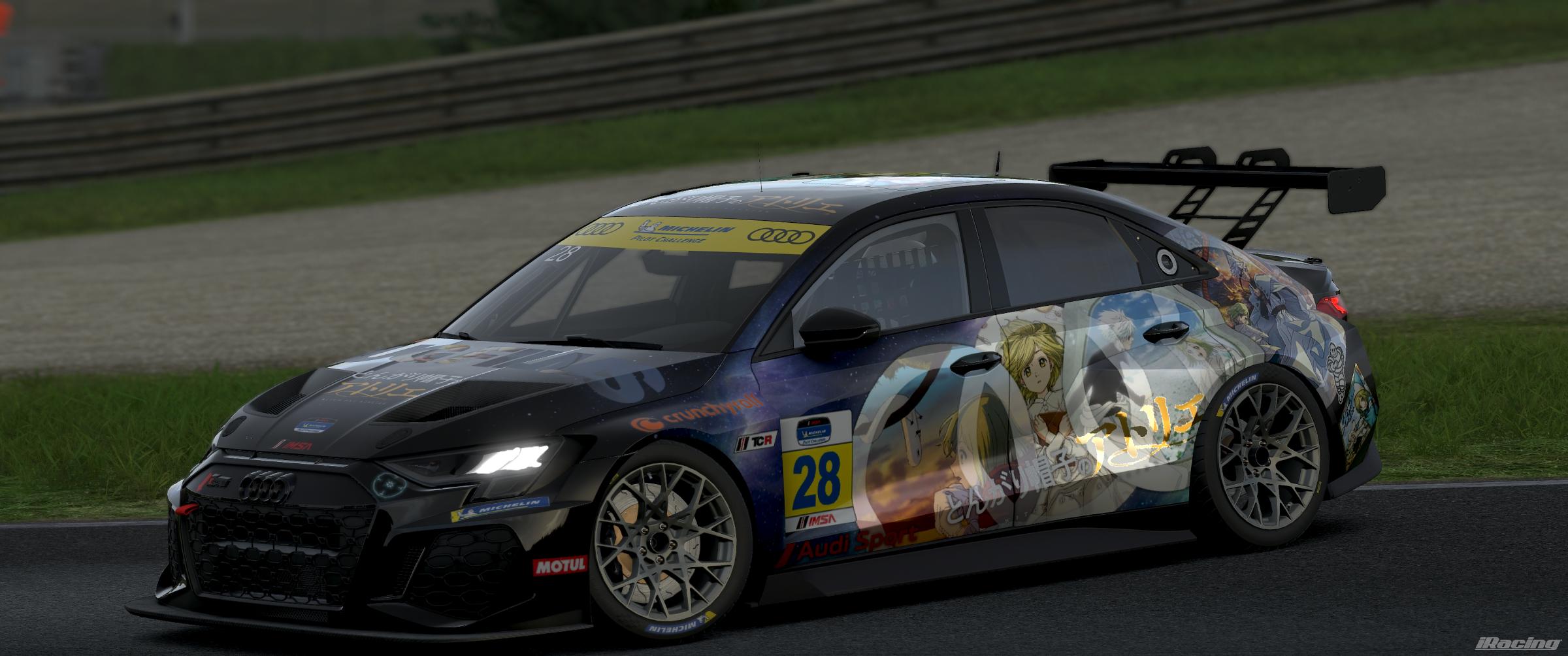 Preview of Witch Hat Atelier - BUGFILMS - Crunchyroll Anime Audi RS3 LMS Gen 2 TCR by Joshua JD Miller