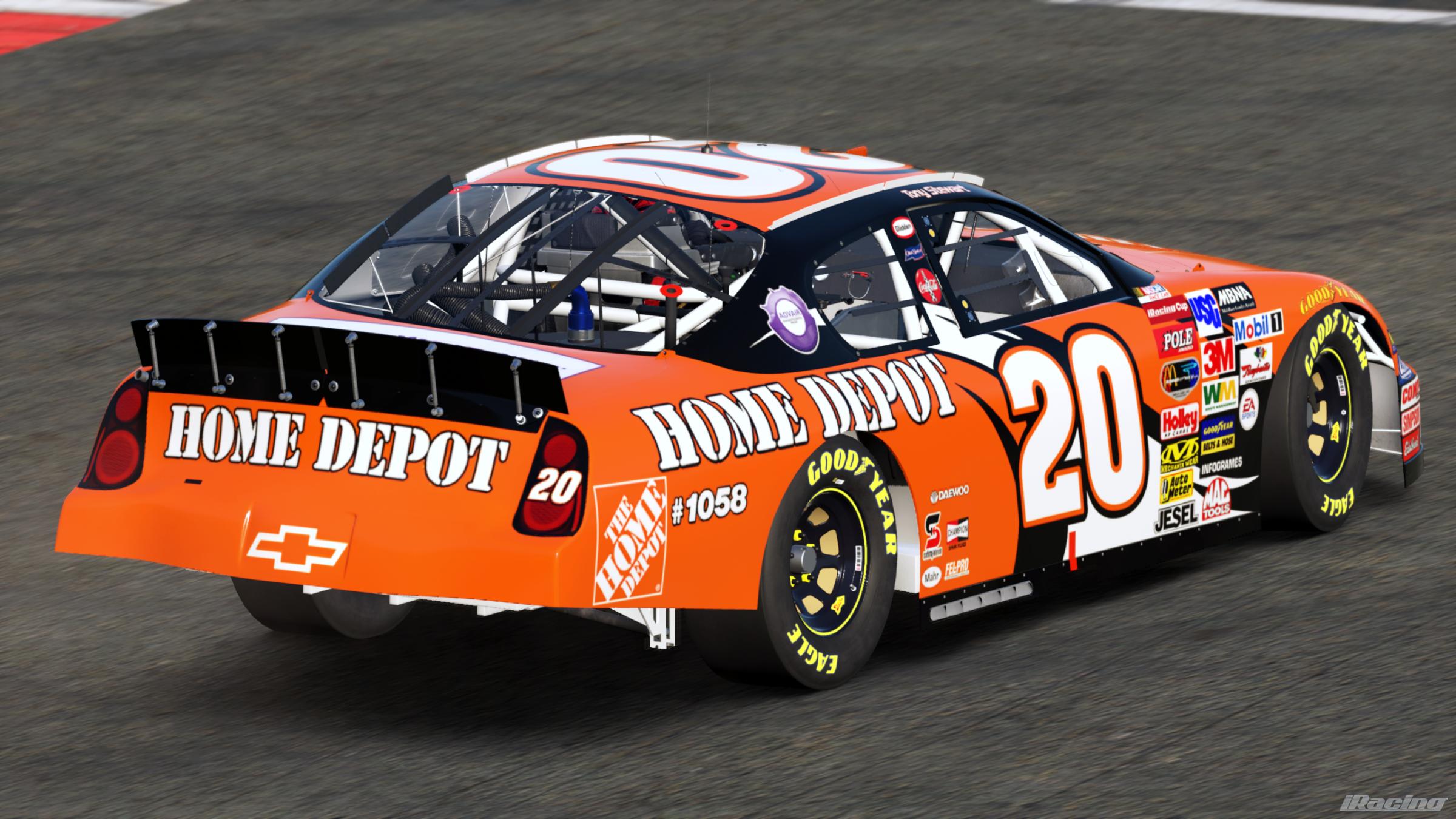 Preview of Tony Stewart 2003 Home Depot (Custom #) by Gary P.