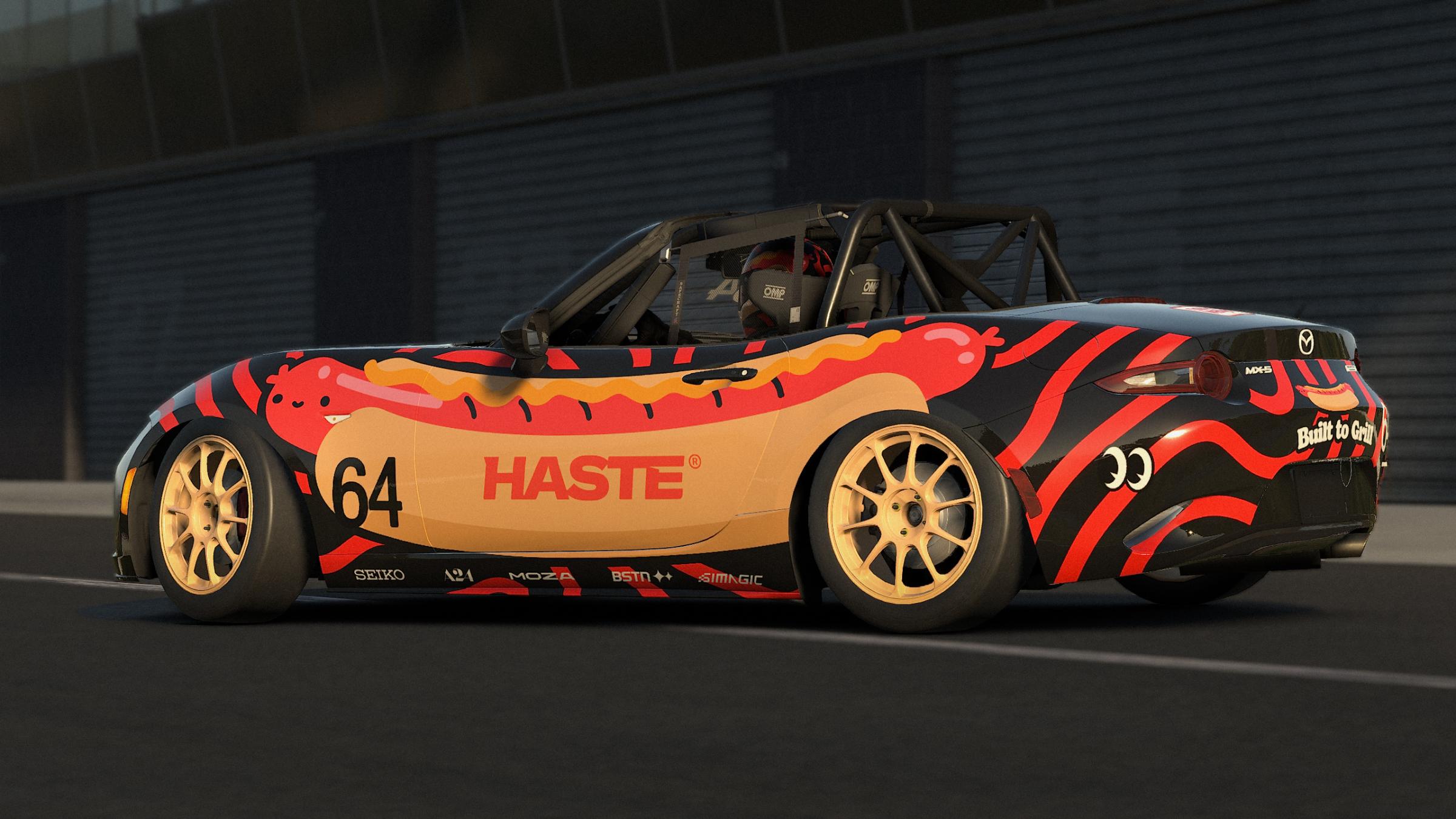 Preview of MX5 Grill Spec - Sausage racer - Haste by Henry Barton