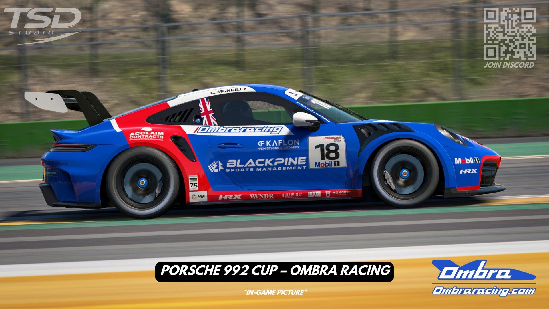 Preview of Porsche 992 Cup – Ombra Racing #18 (Liam McNeilly) by Andres T.