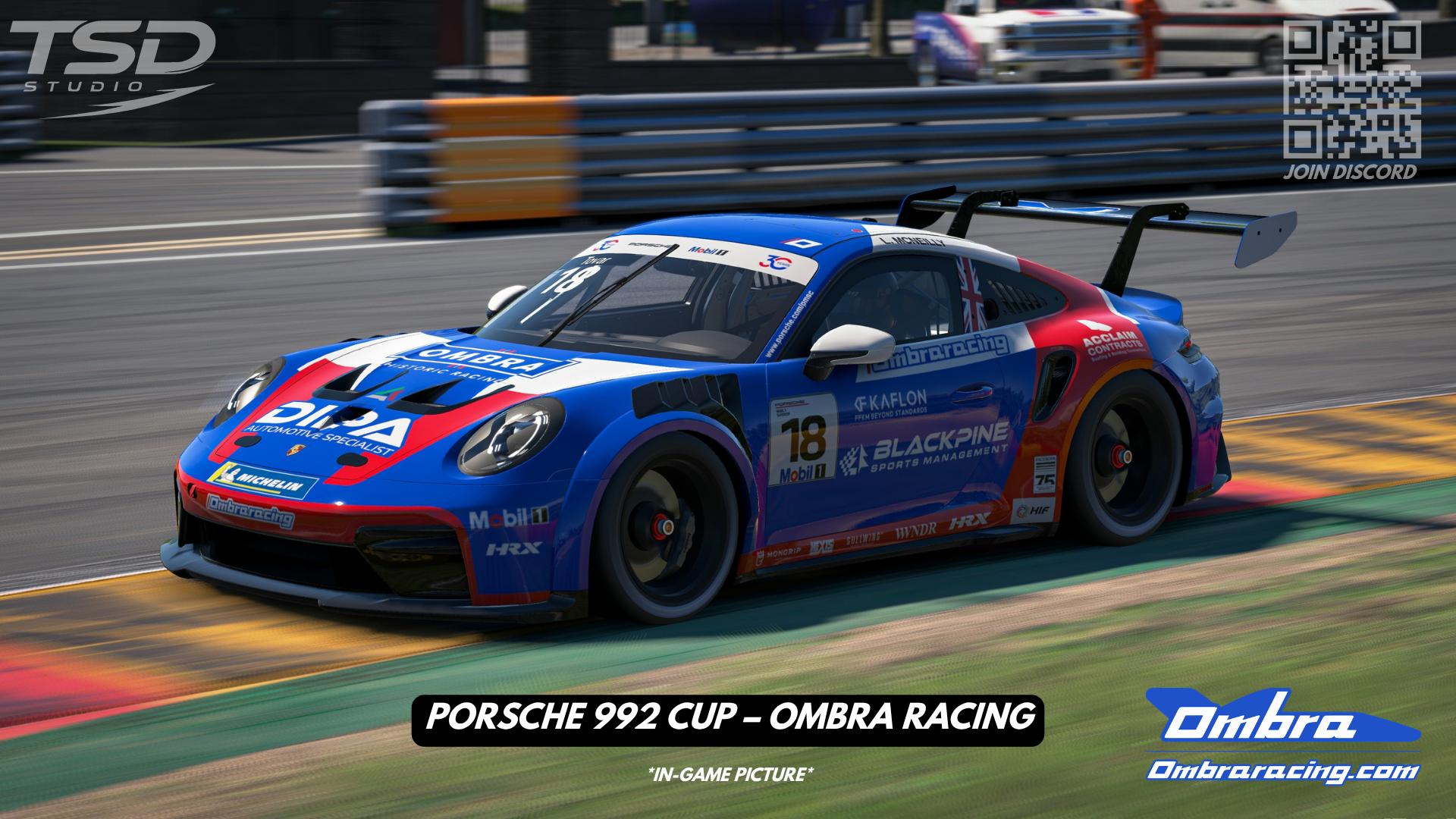 Preview of Porsche 992 Cup – Ombra Racing #18 (Liam McNeilly) by Andres T.