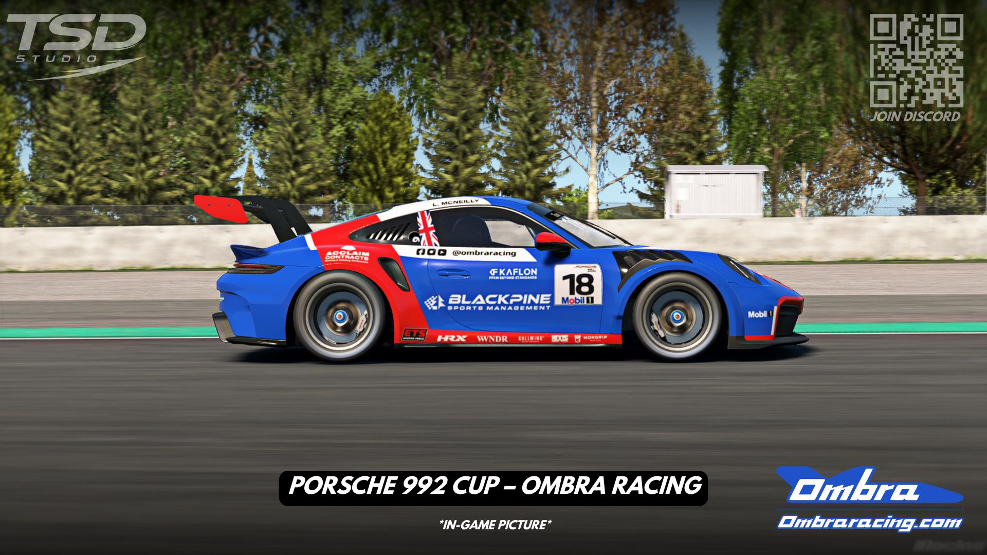 Preview of Porsche 992 Cup – Ombra Racing #18 (Liam McNeilly) by Andres T.