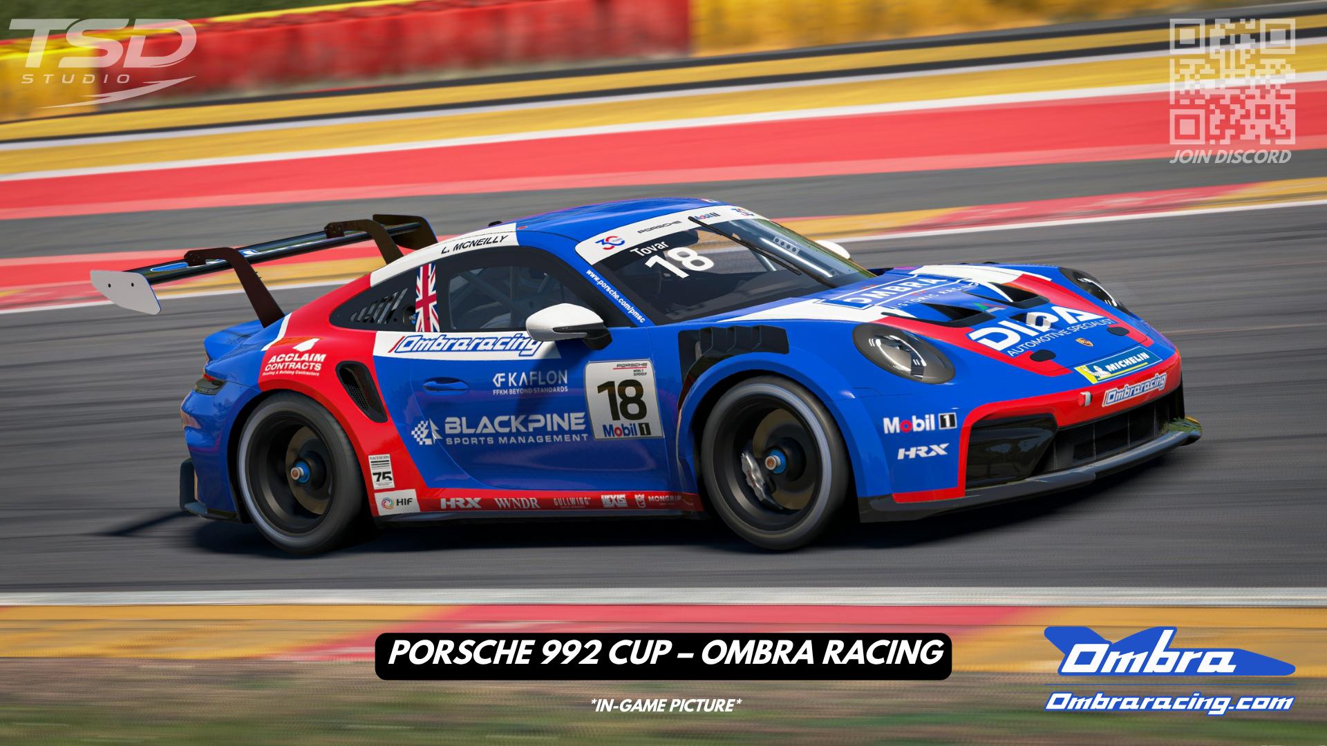 Preview of Porsche 992 Cup – Ombra Racing #18 (Liam McNeilly) by Andres T.