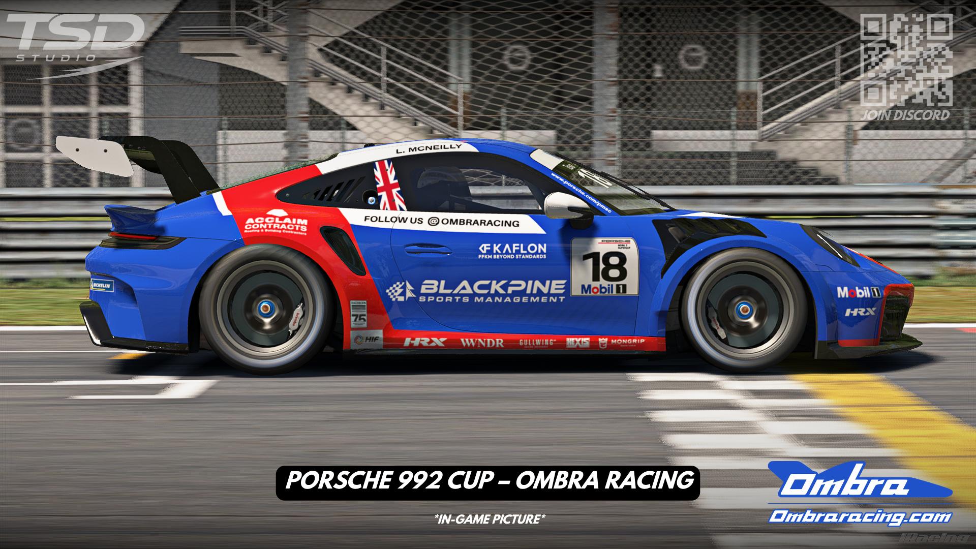 Preview of Porsche 992 Cup – Ombra Racing #18 (Liam McNeilly) by Andres T.