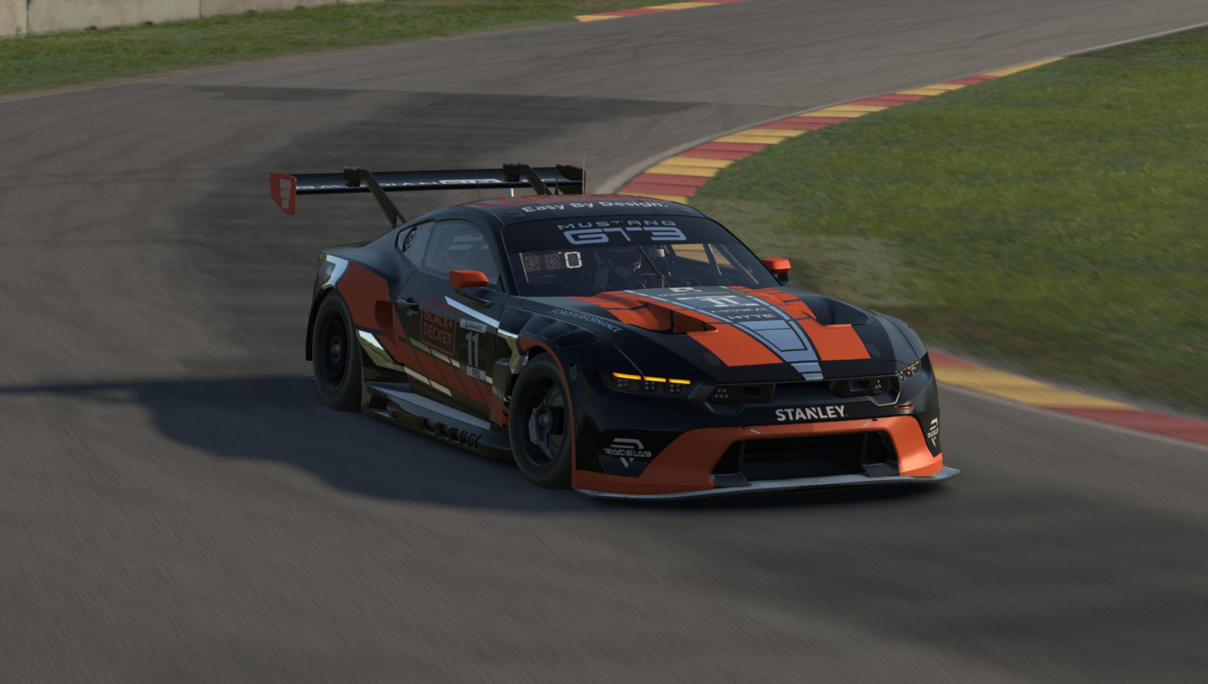 Preview of Ford Mustang GT3 - Black + Decker by Dennis Van Der Meeren