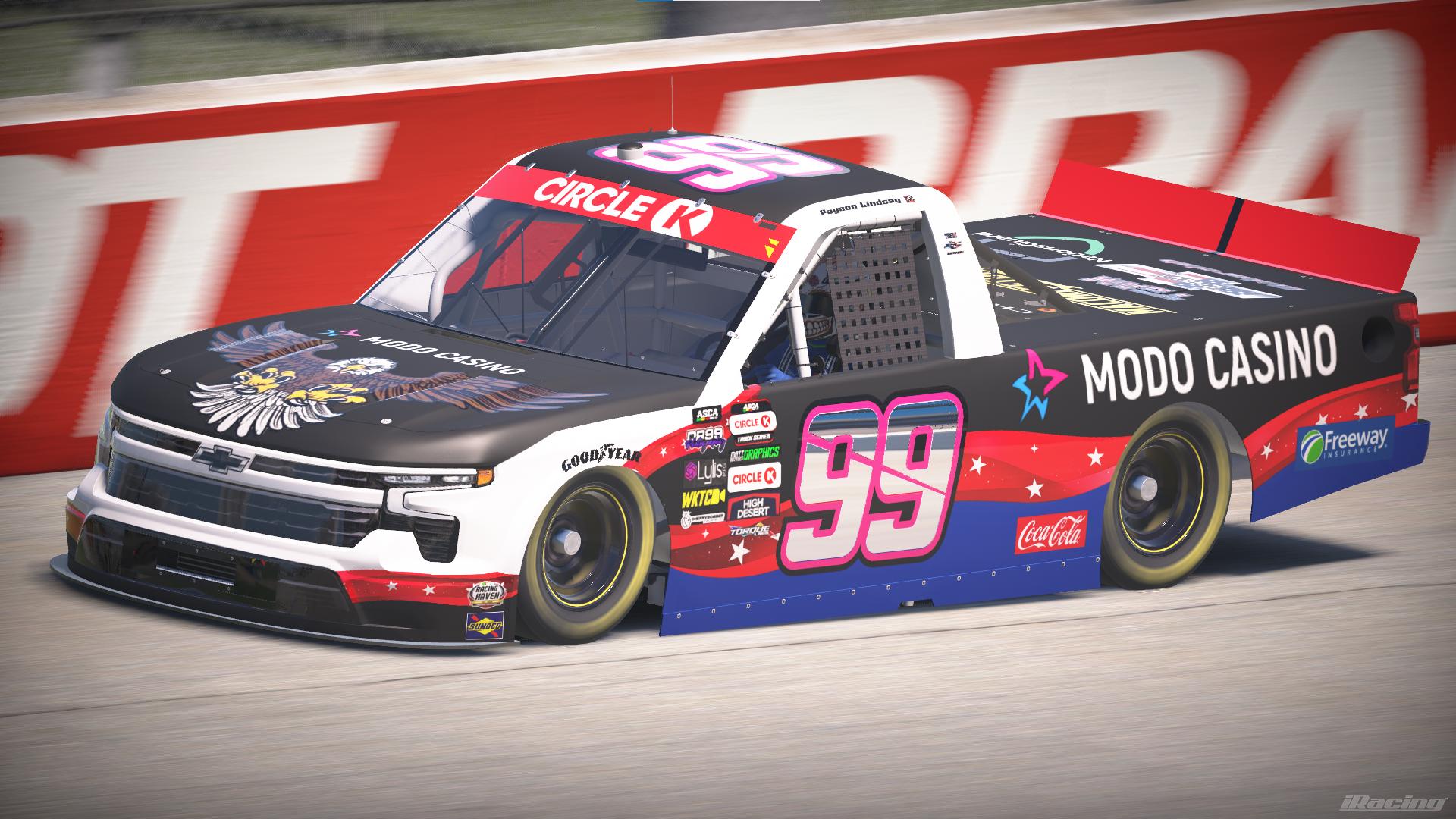 Preview of Payson Lindsay ASCA Truck Series Modo Casino Chevrolet Silverado by Payson L.