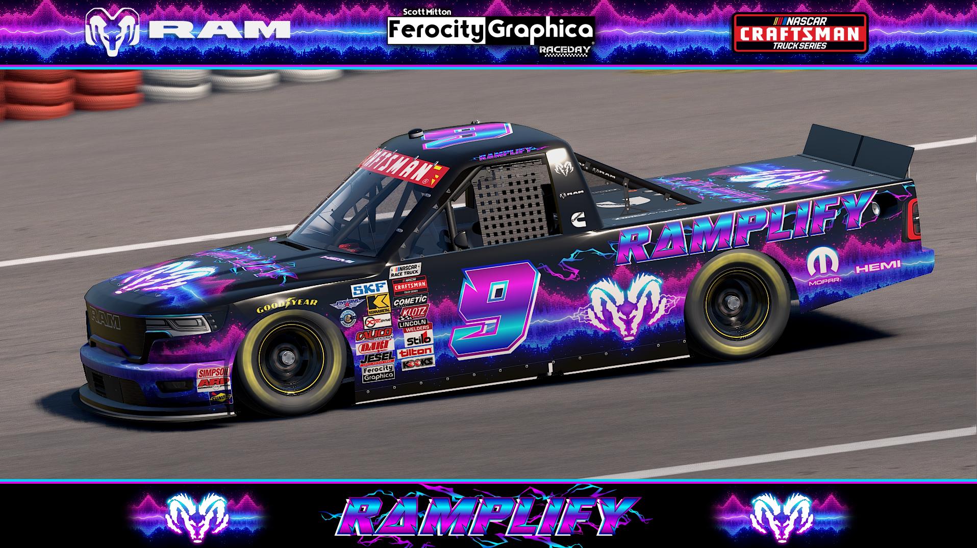 Preview of Ramplify NASCAR Truck Series RAM (No Numbers) by Scott Mitton