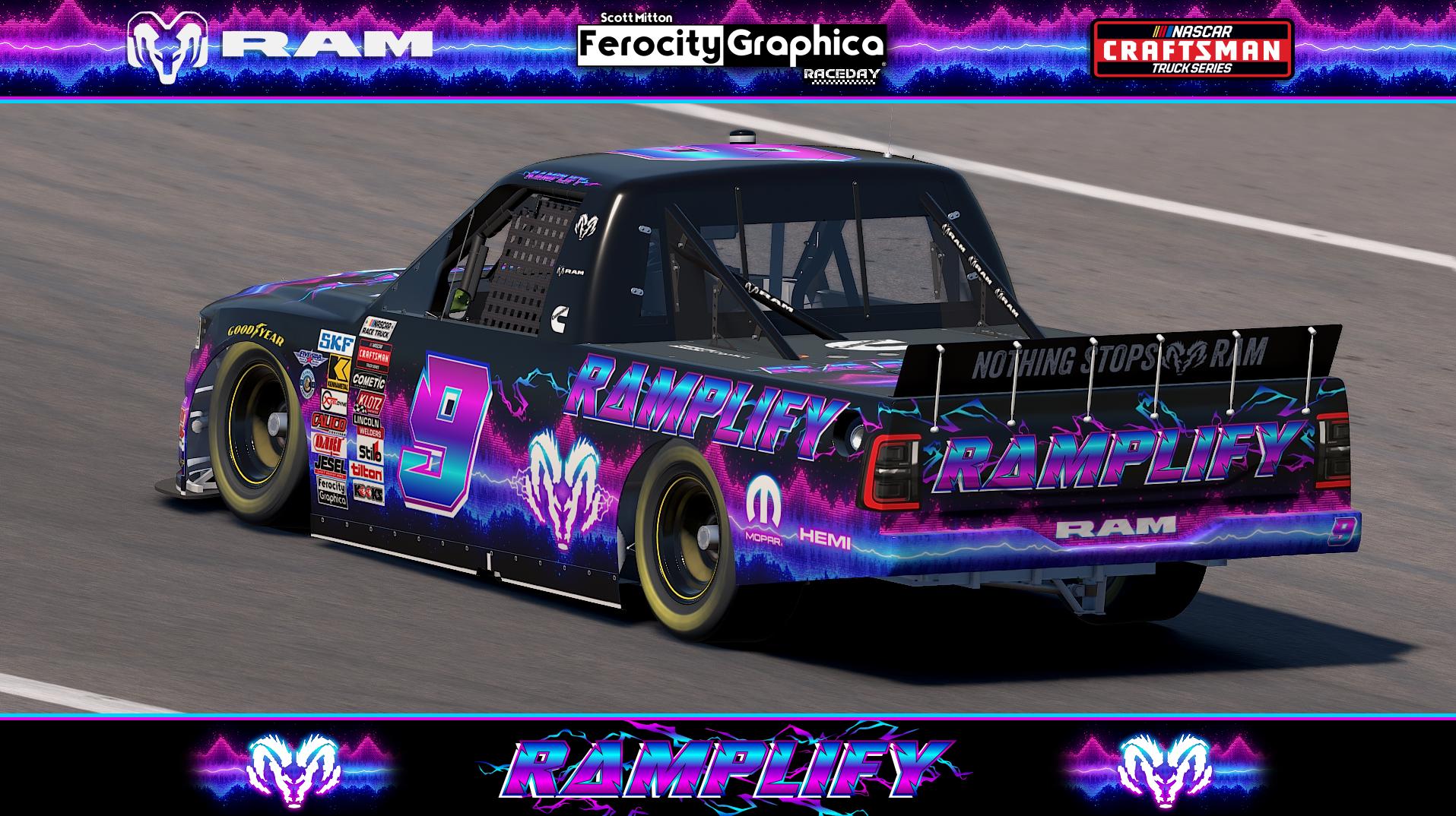 Preview of Ramplify NASCAR Truck Series RAM (No Numbers) by Scott Mitton