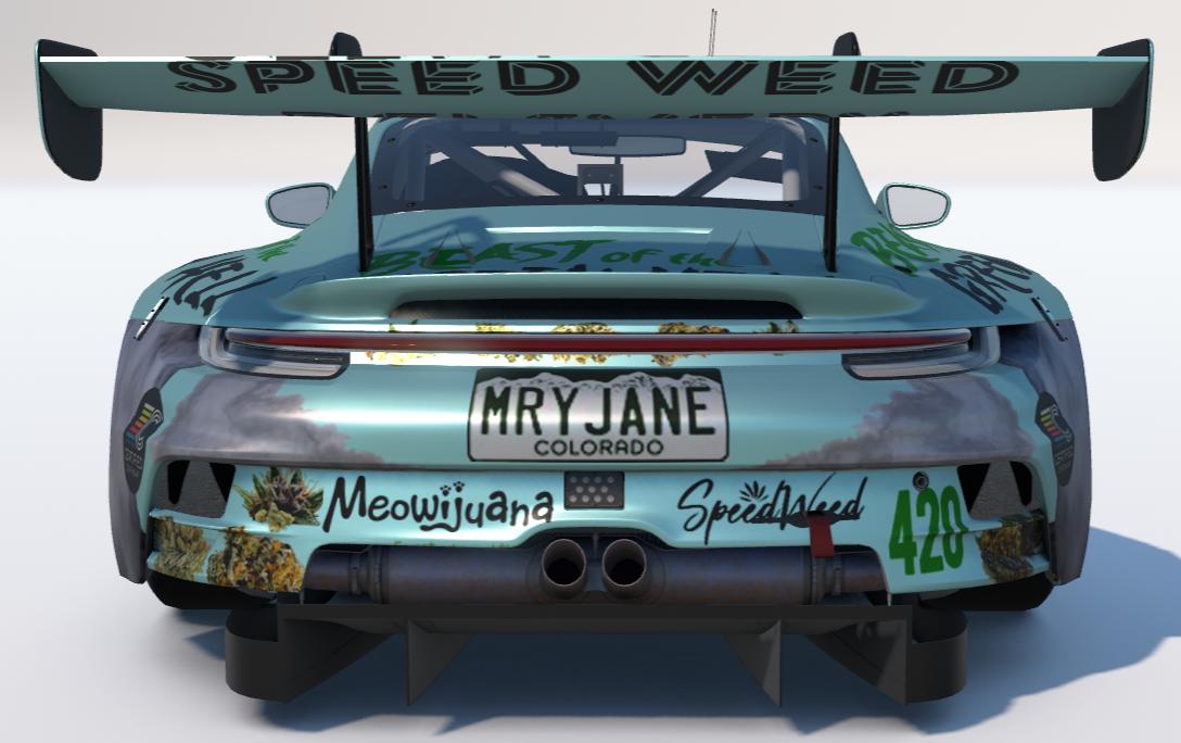 Preview of N24 Team paint Speed Weed Delivery Porsche 992r GT3 by Todd Schwarz