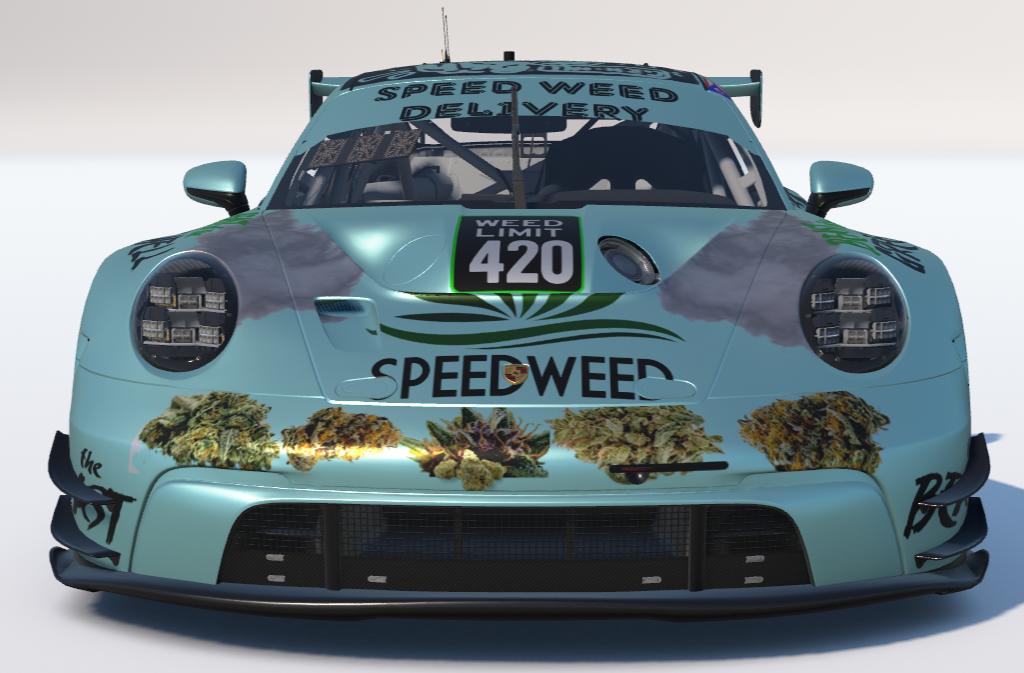 Preview of N24 Team paint Speed Weed Delivery Porsche 992r GT3 by Todd Schwarz