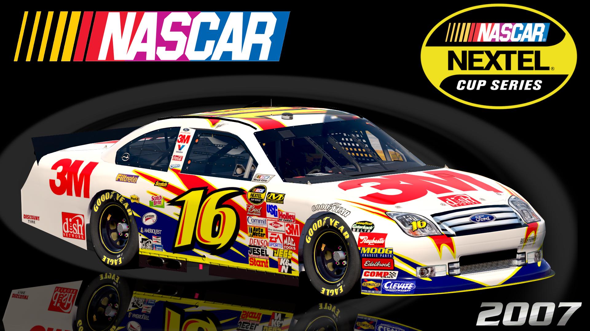 Preview of #16 Greg Biffle 2007 3M Ford Fusion COT by Christian Budd