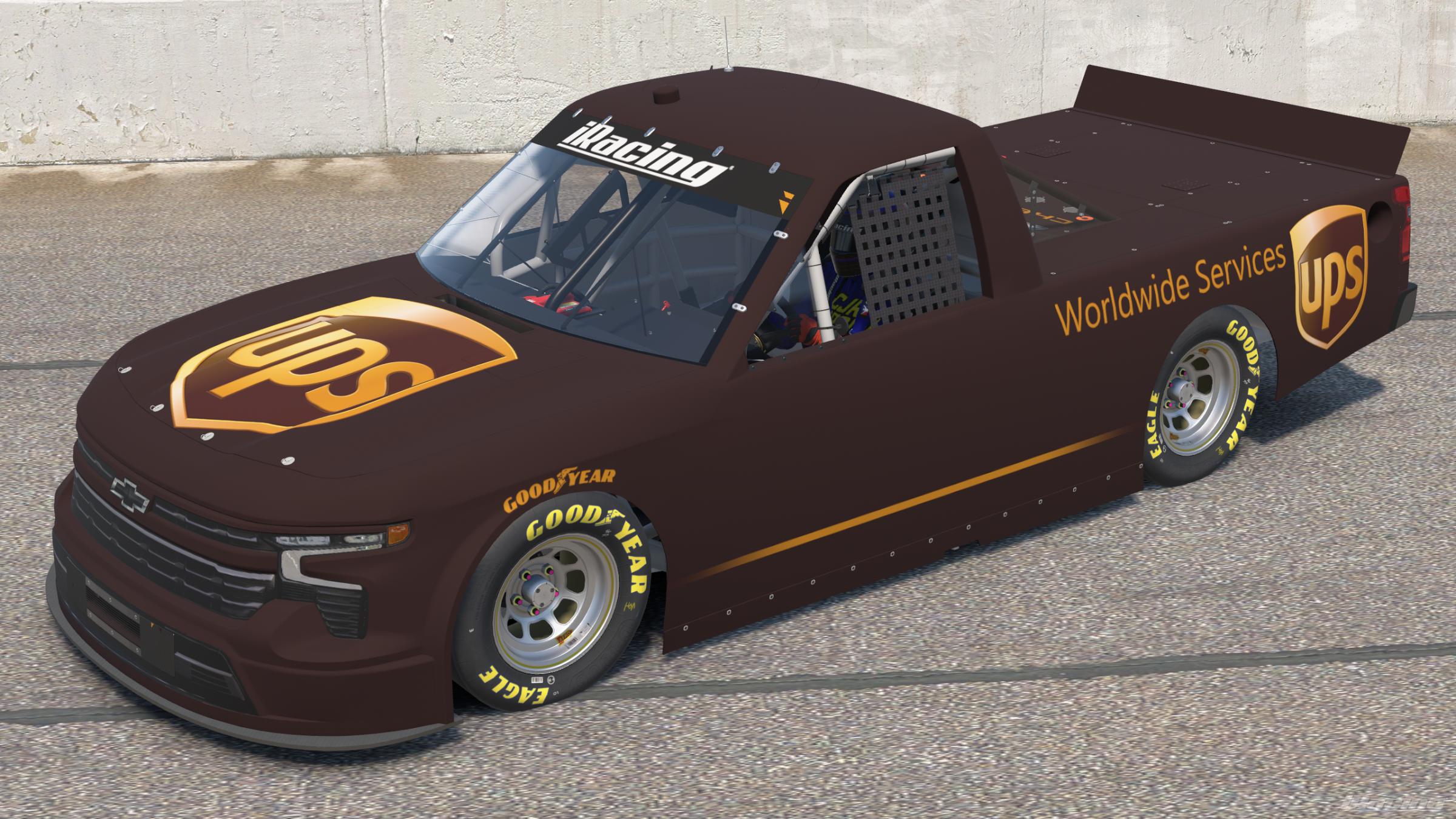 Preview of UPS Big Brown Truck Blank Number by Corey Rutherford