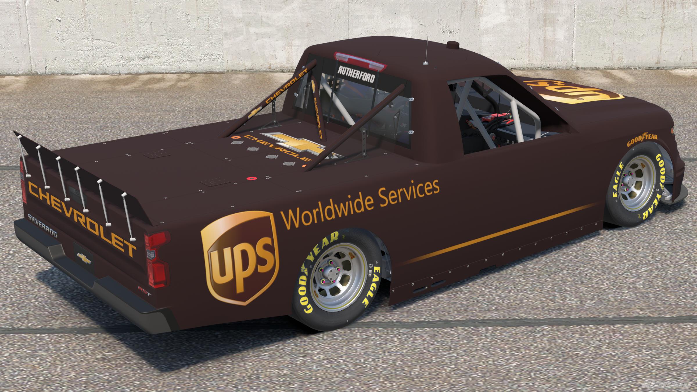 Preview of UPS Big Brown Truck Blank Number by Corey Rutherford