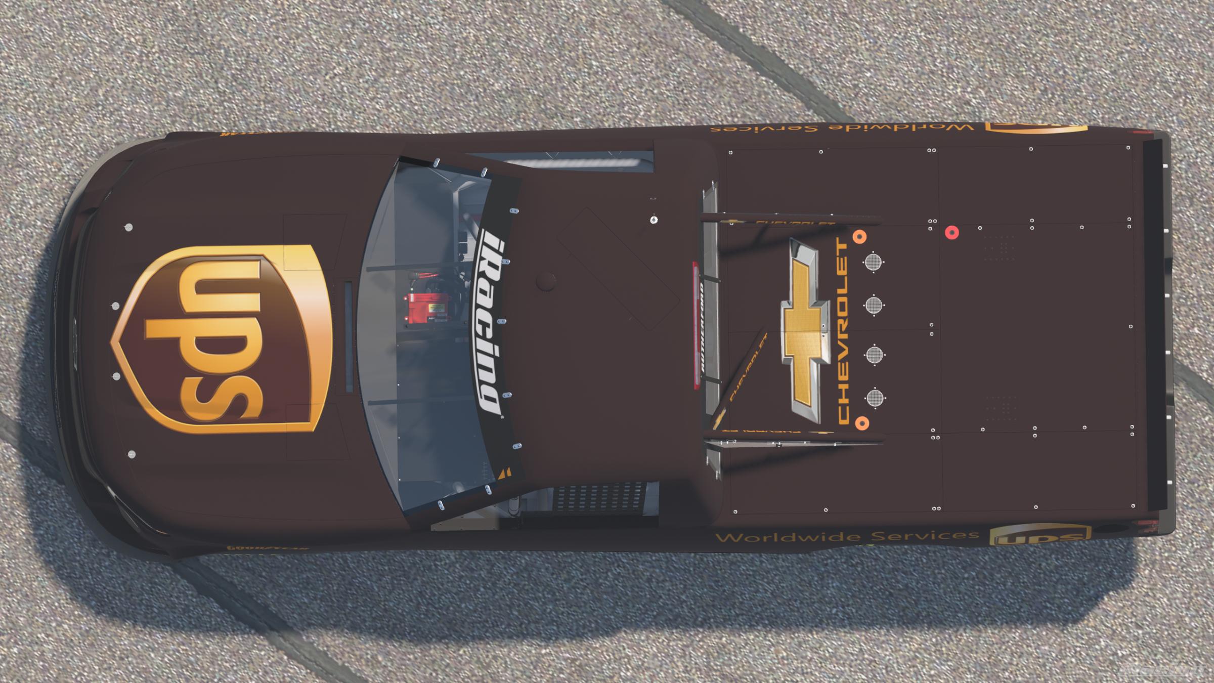 Preview of UPS Big Brown Truck Blank Number by Corey Rutherford