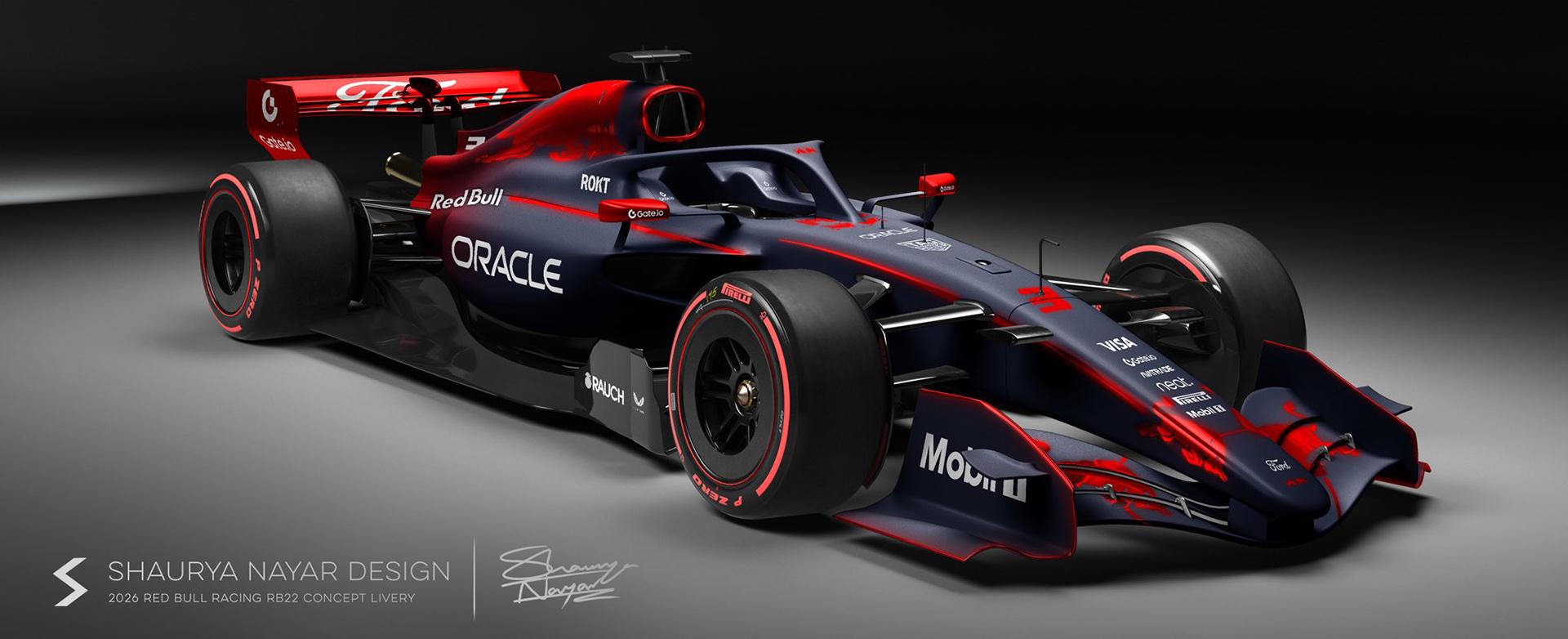 Preview of 2026 RBR F1 concept livery iR04 | red edition by Alex Schmurtz