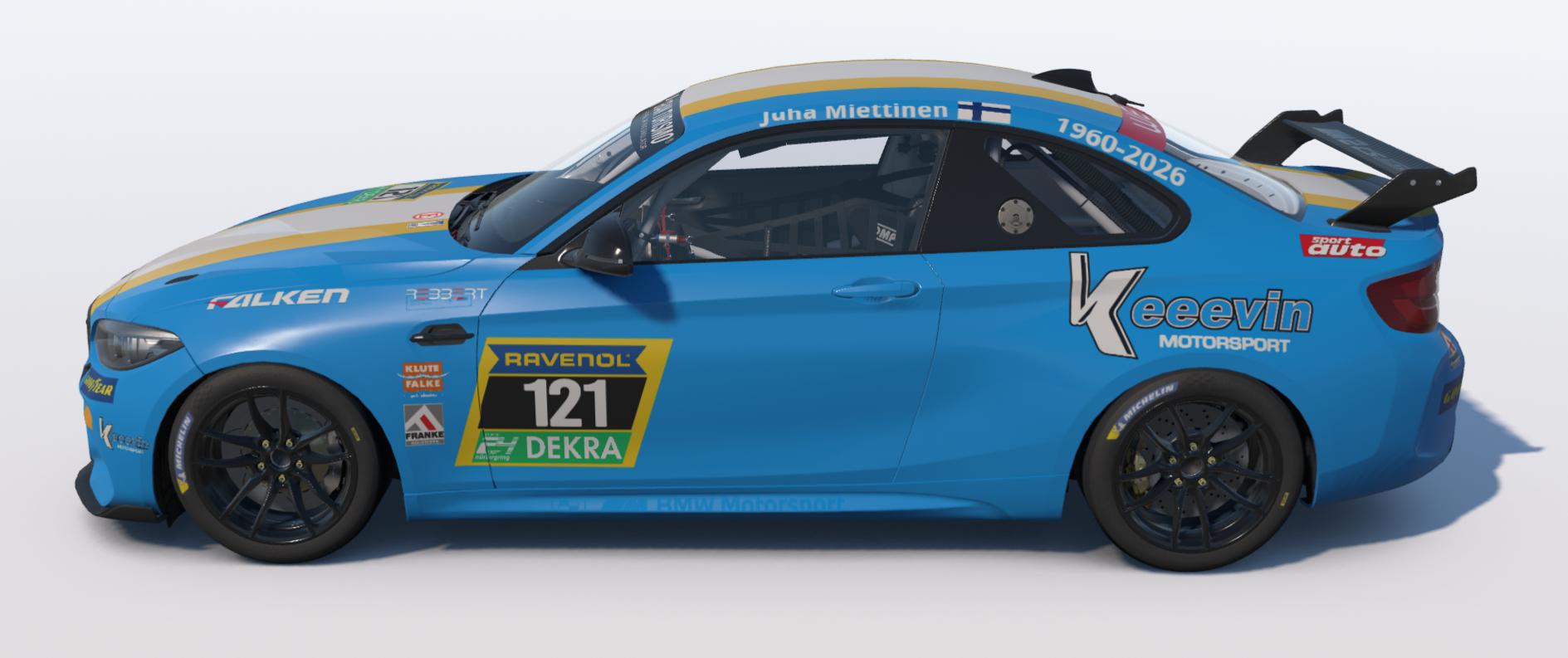 Preview of Juha Miettinen Memorial Car (Sim Stamped Number) by Logan Martini