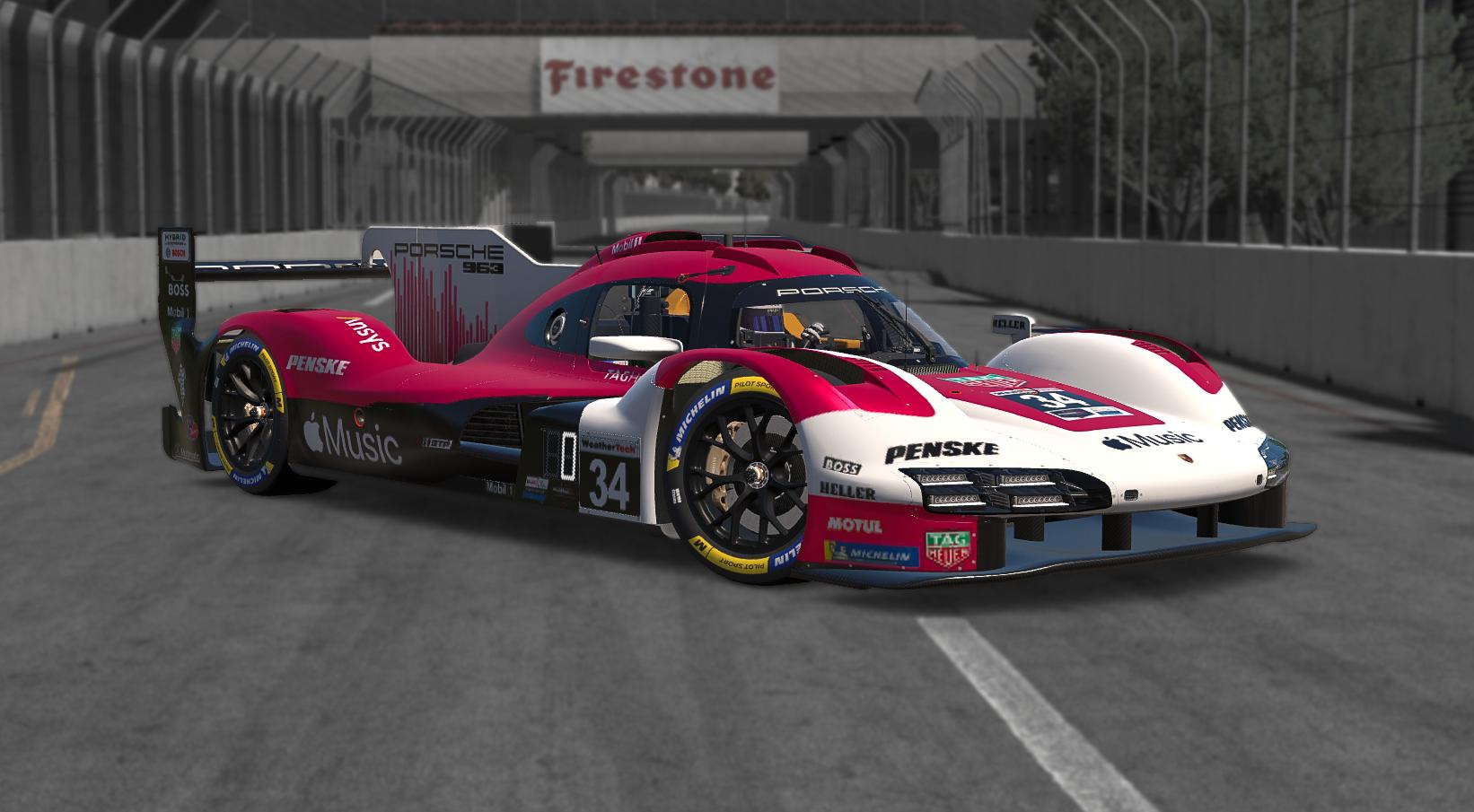Preview of Porsche Penske 2026 Long Beach IMSA Livery Concept by Vasiliy S.