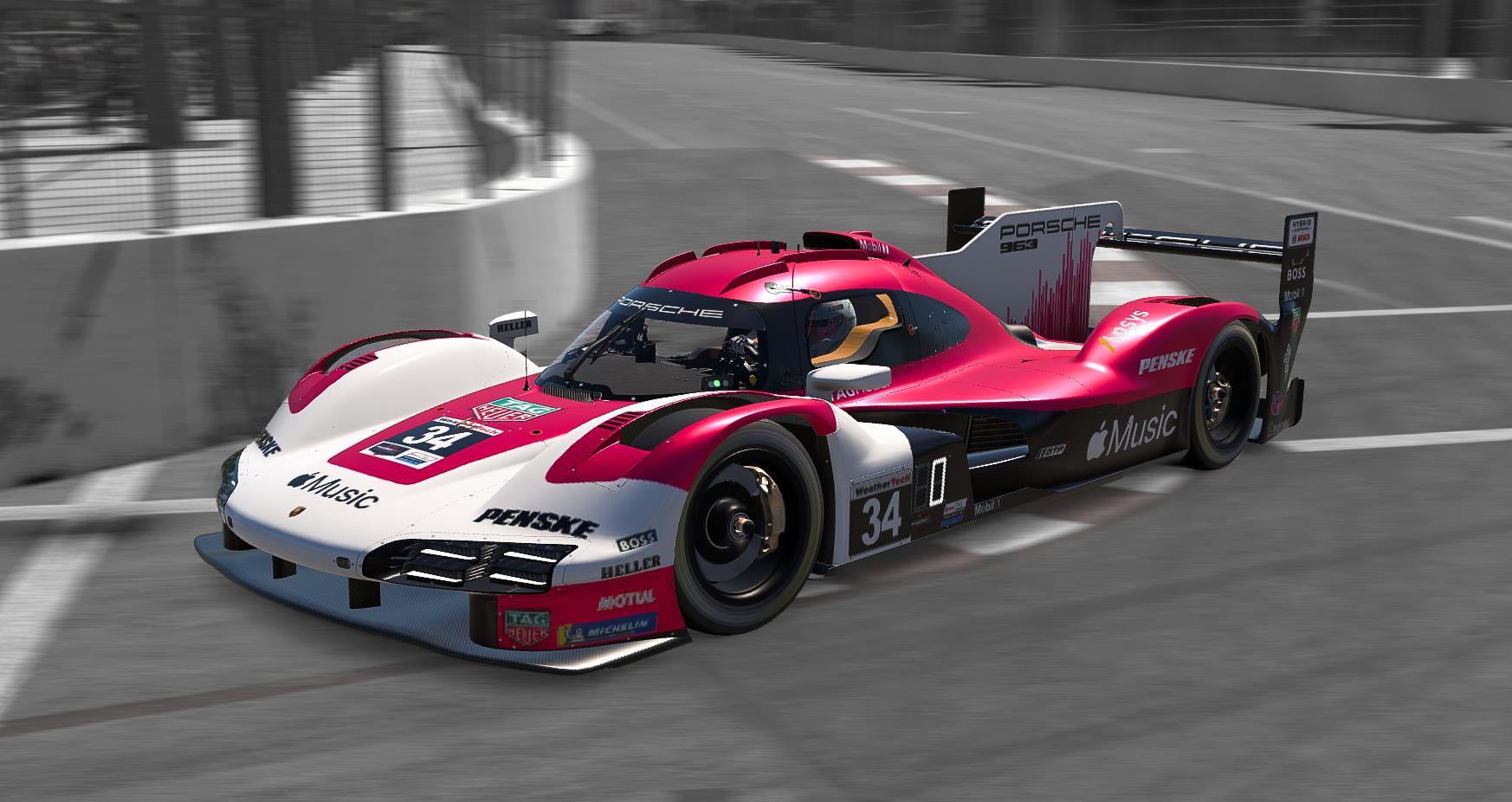 Preview of Porsche Penske 2026 Long Beach IMSA Livery Concept by Vasiliy S.