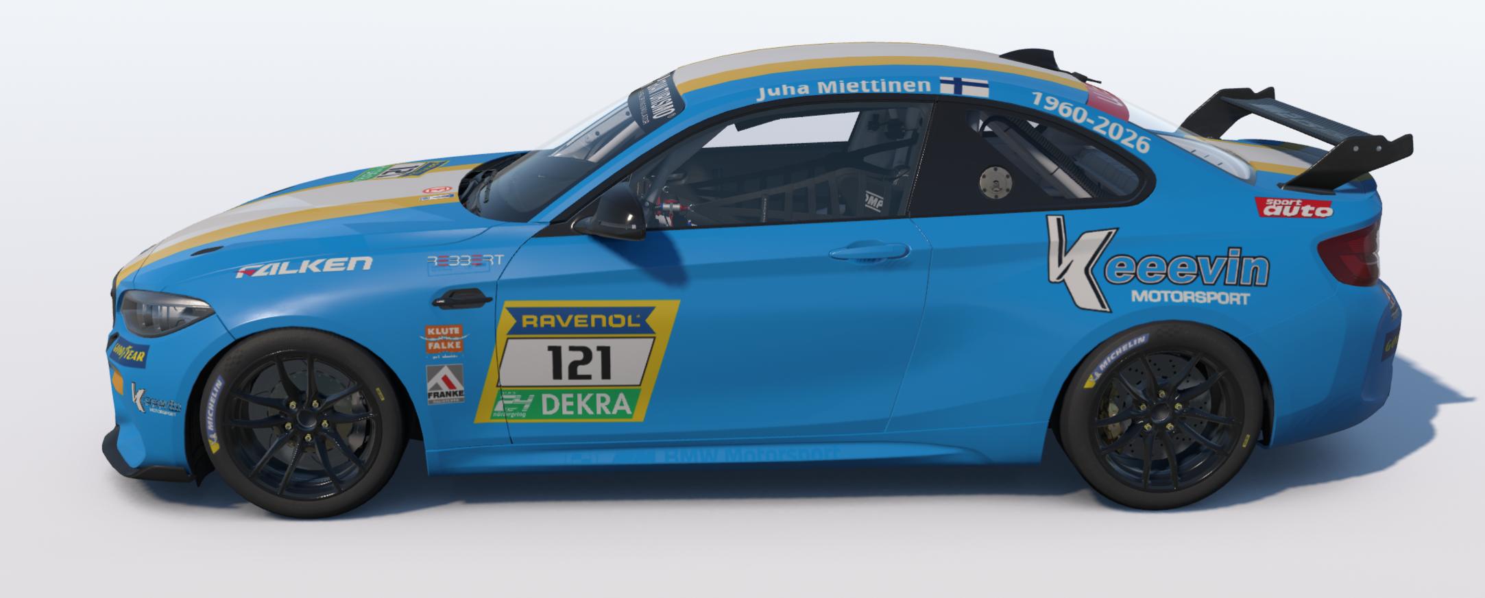 Preview of Juha Miettinen Memorial Car (Custom Number) by Logan Martini