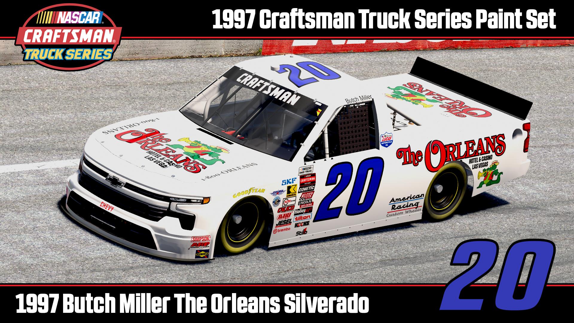 Preview of 1997 Butch Miller The Orleans Chevy Silverado (#20) by DG Swiss