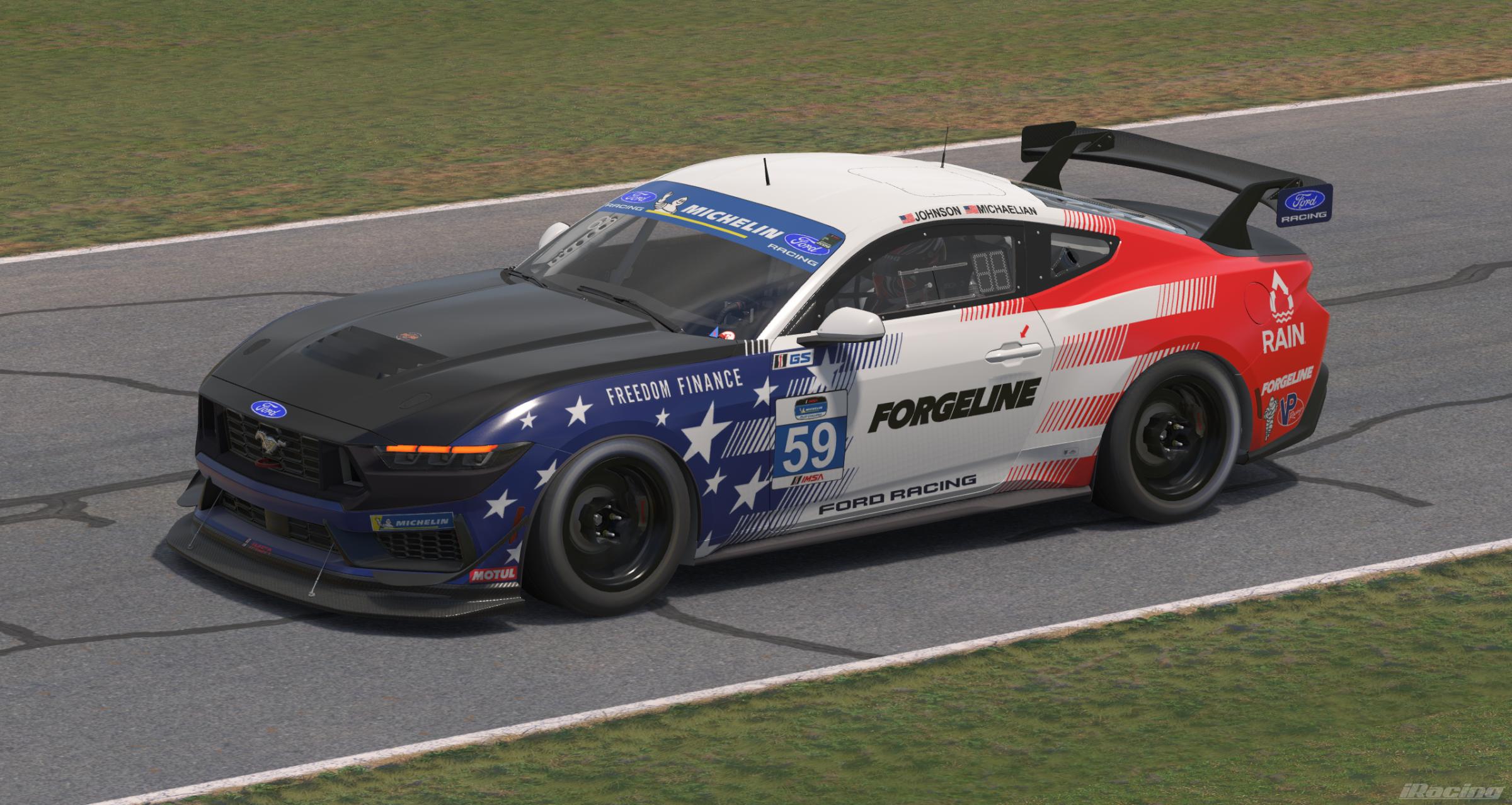 Preview of KOHR Motorsports 2026 #59 Sim Stamp by Jeremy Stanley