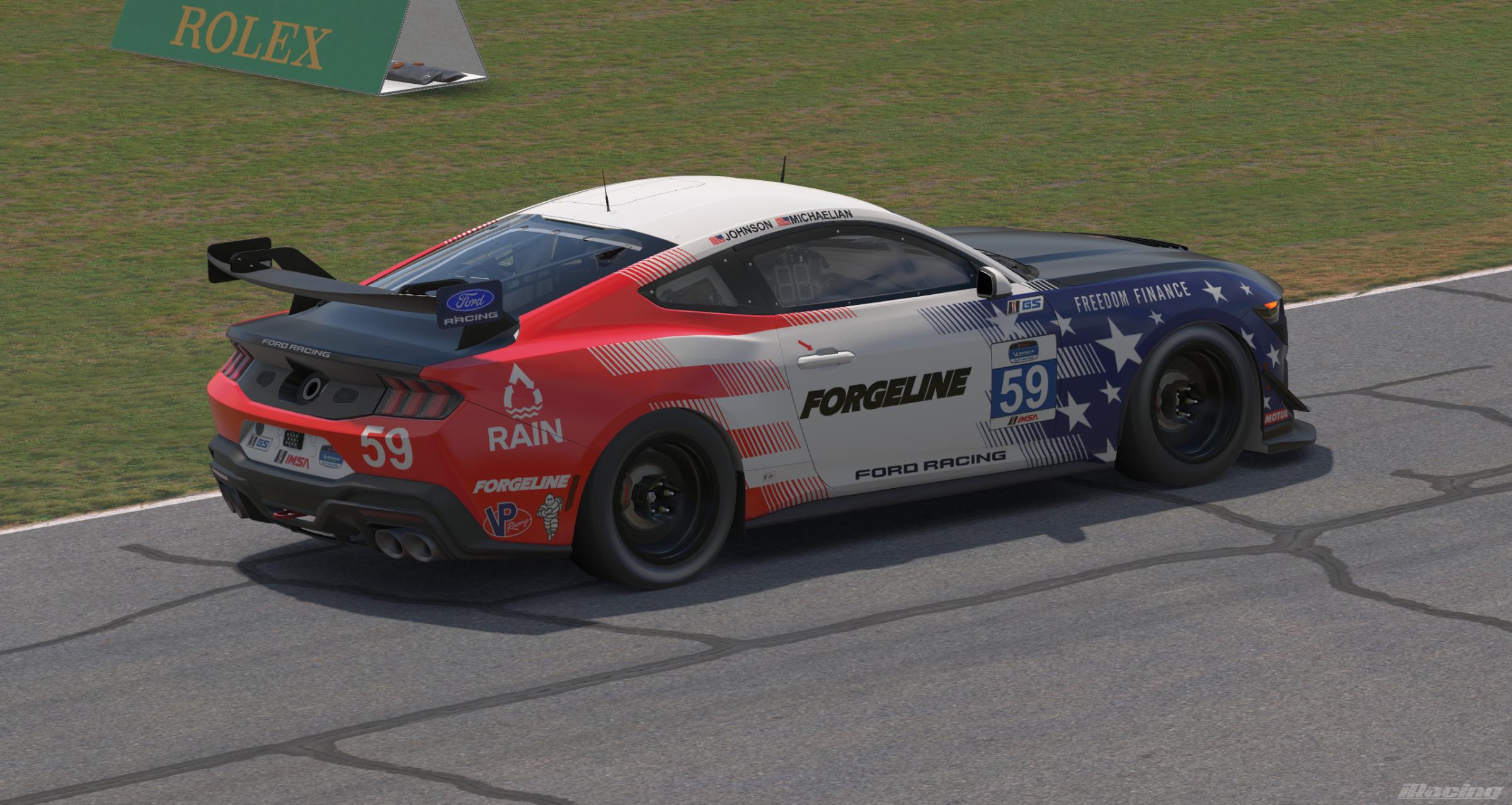 Preview of KOHR Motorsports 2026 #59 Sim Stamp by Jeremy Stanley
