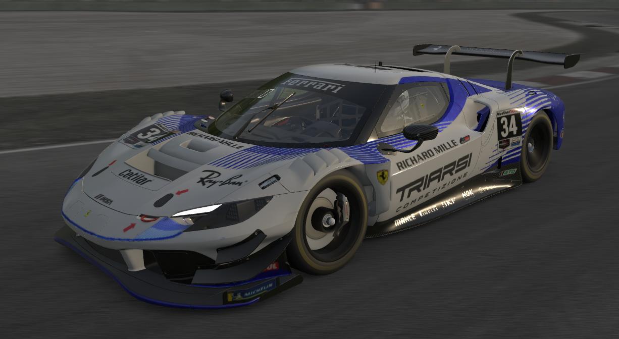 Preview of NART Ferrari 296 GT3 IMSA Livery Concept by Vasiliy S.
