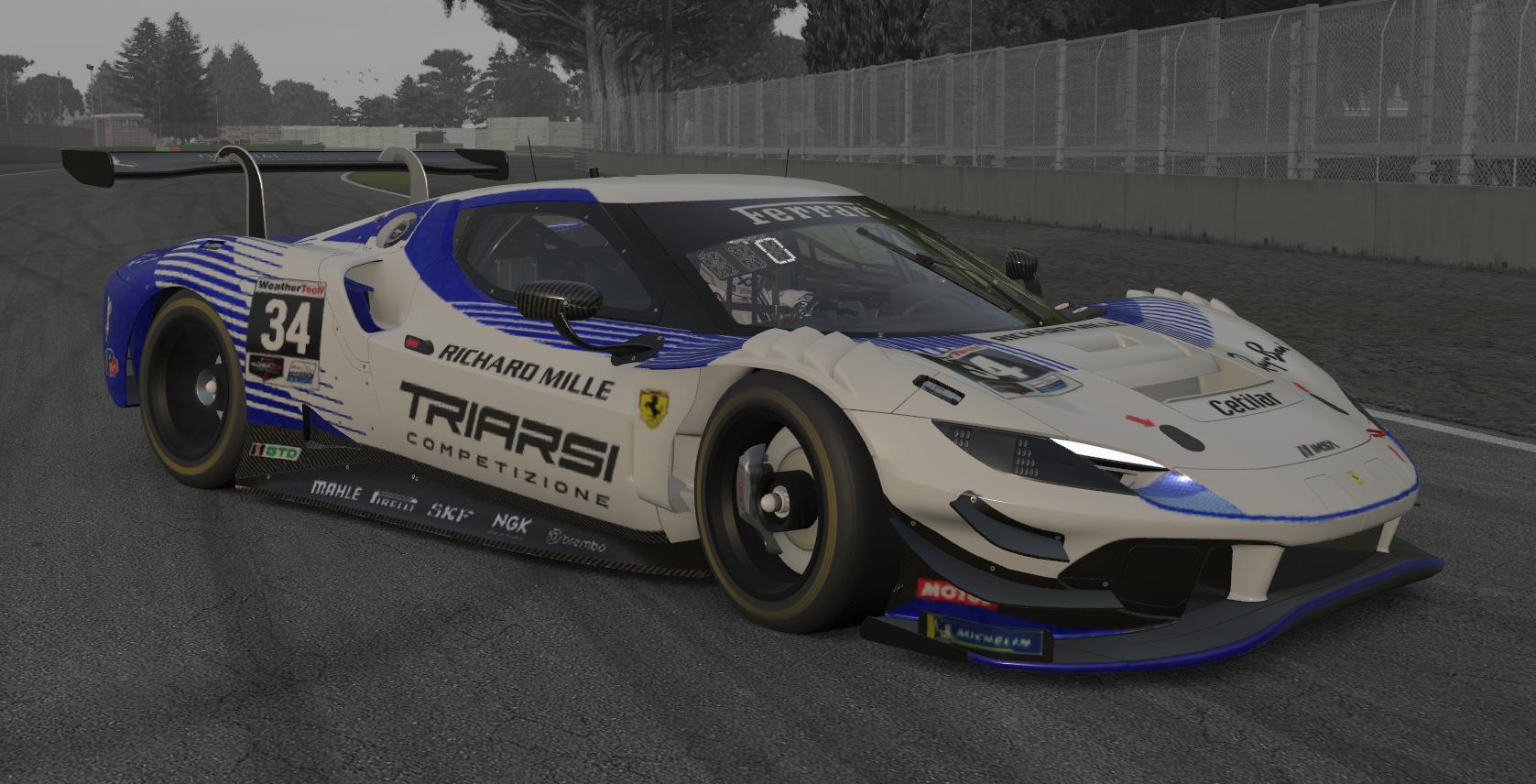 Preview of NART Ferrari 296 GT3 IMSA Livery Concept by Vasiliy S.